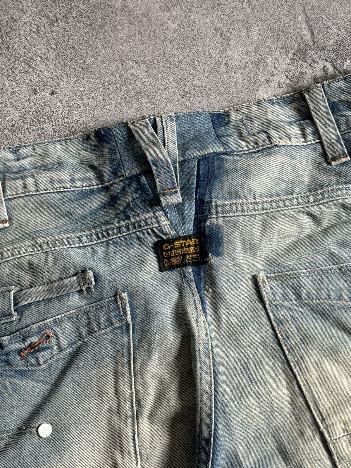G-Star G star raw 27/32 jail loose tapered shiro denim jeans 3D y2k Size US 27 - 4 Thumbnail