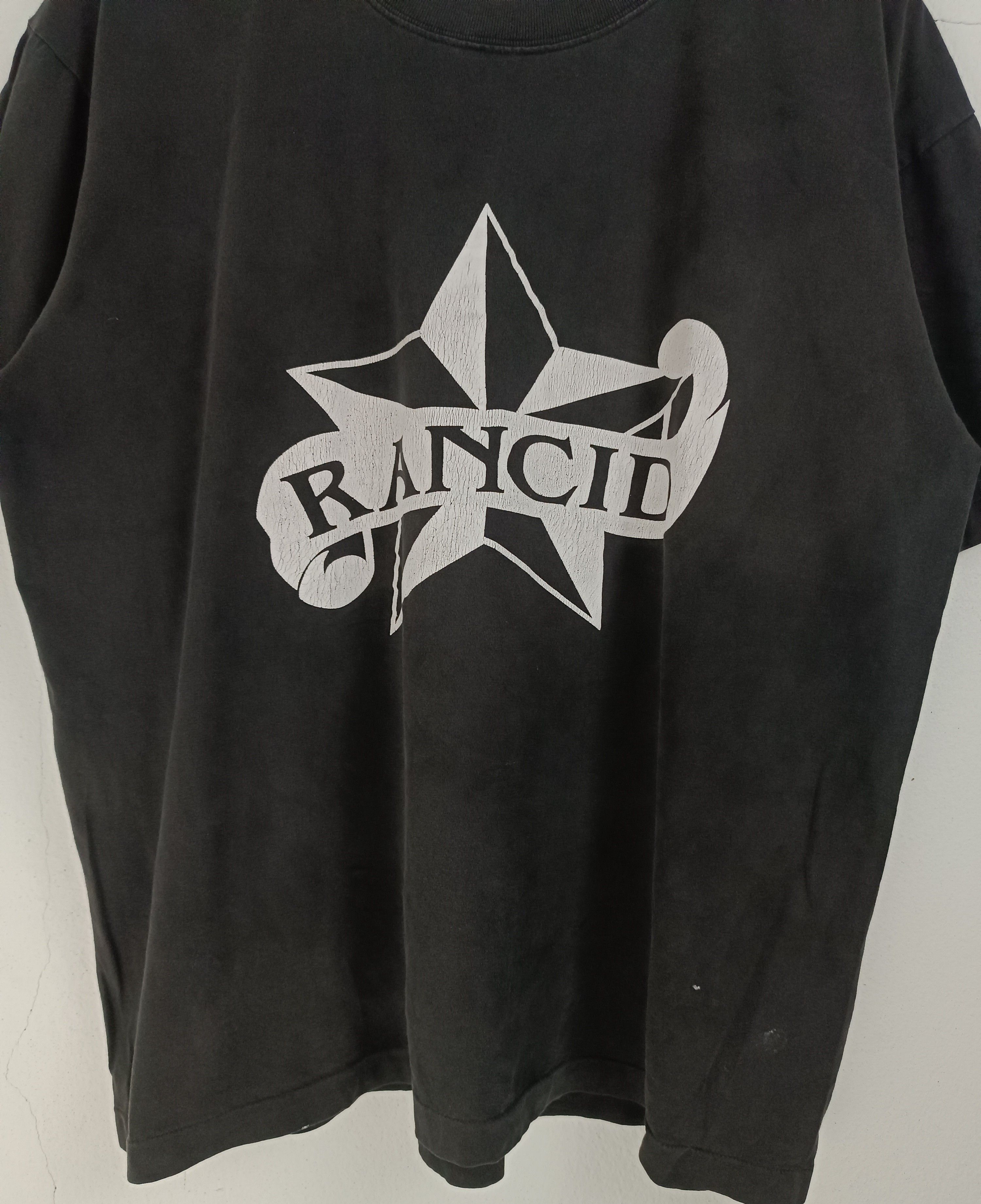 Vintage VINTAGE 90'S RANCID PUNK LOGO VERY RARE ramones ska Size US XL / EU 56 / 4 - 7 Thumbnail