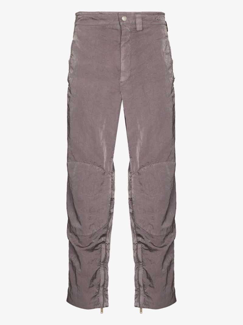 Jil Sander o1y1124 Compact Split Track Pant in Grey Size US 28 / EU 44 - 1 Thumbnail