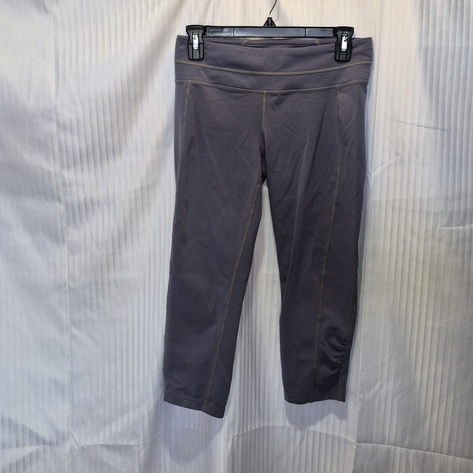 Athleta Athleta Blue Logo Cropped Leggings Size 28" / US 6 / IT 42 - 2 Thumbnail