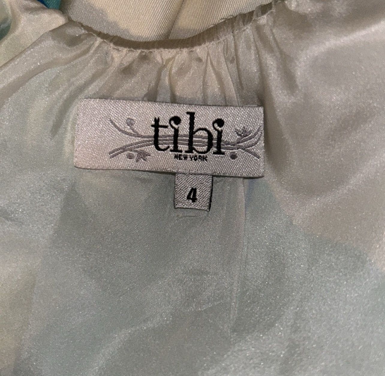 Tibi TIBI Floral Printed Embellished Silk Tunic Halter Neck Top Size S / US 4 / IT 40 - 7 Thumbnail