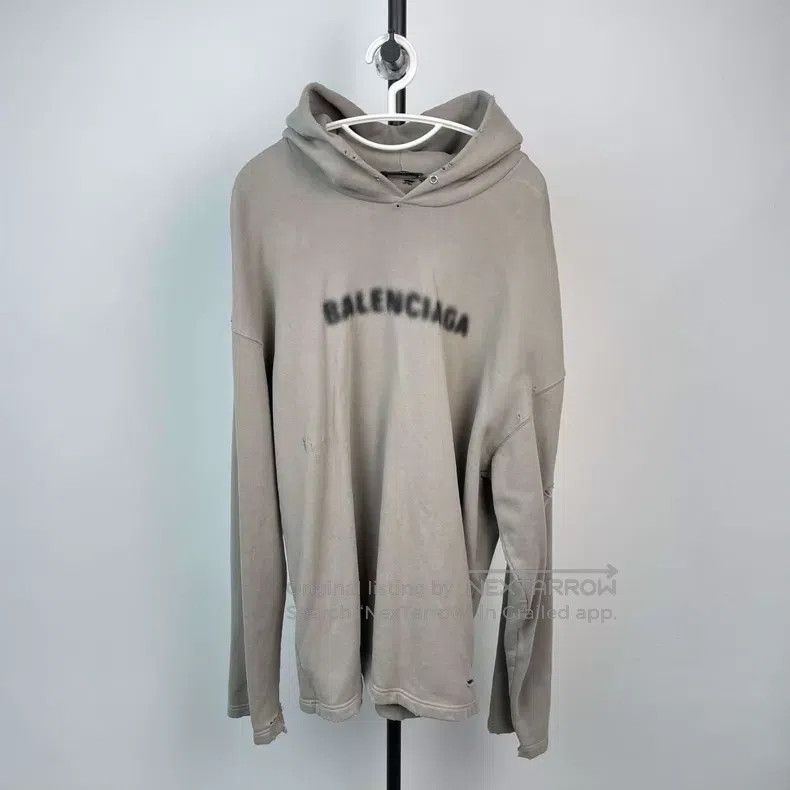 Balenciaga Balenciaga XS Size Grey Cotton Hole Sweatshirt Size US XS / EU 42 / 0 - 1 Thumbnail
