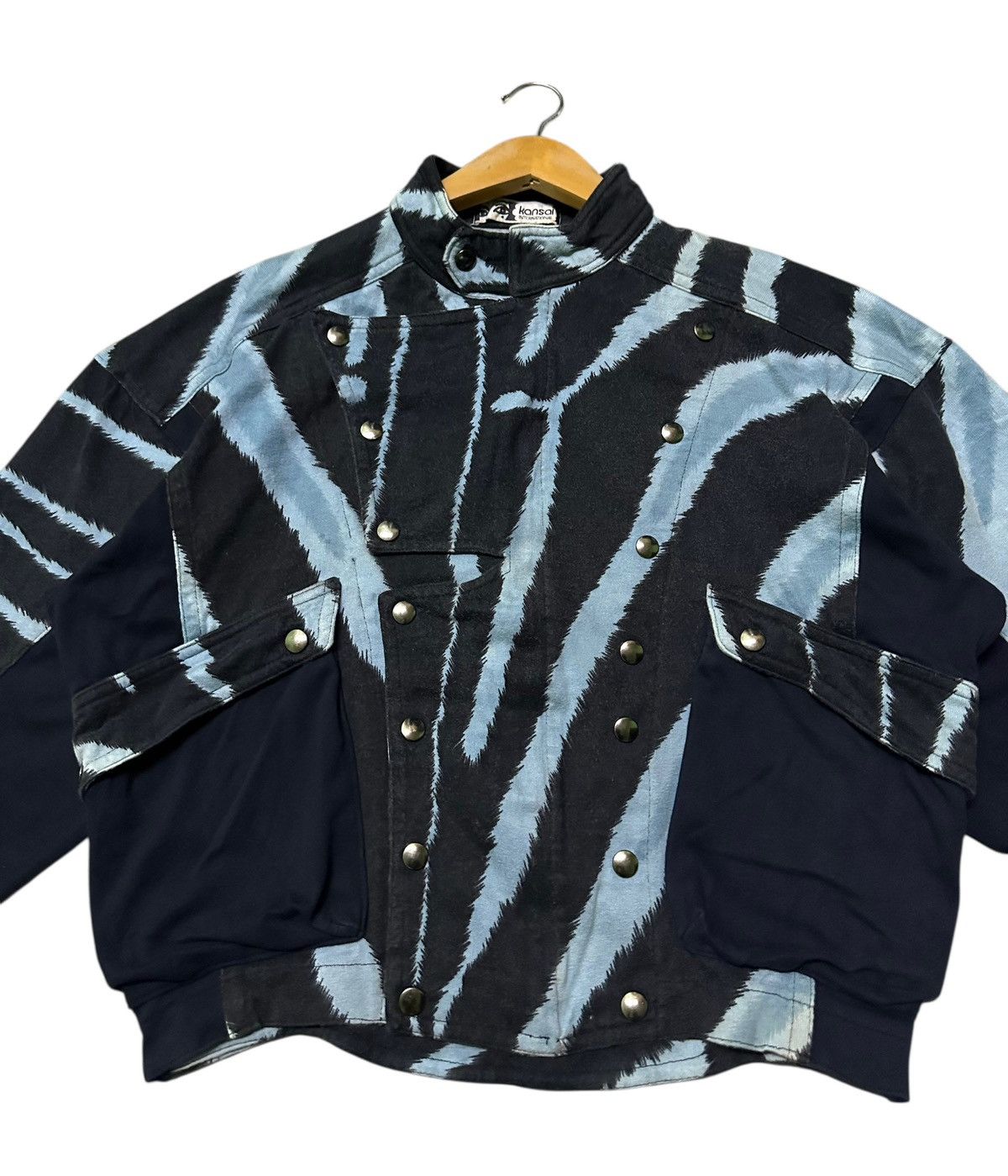 Kansai Yamamoto Vintage 90s Kansai zebra bomber jacket Size US S / EU 44-46 / 1 - 3 Thumbnail