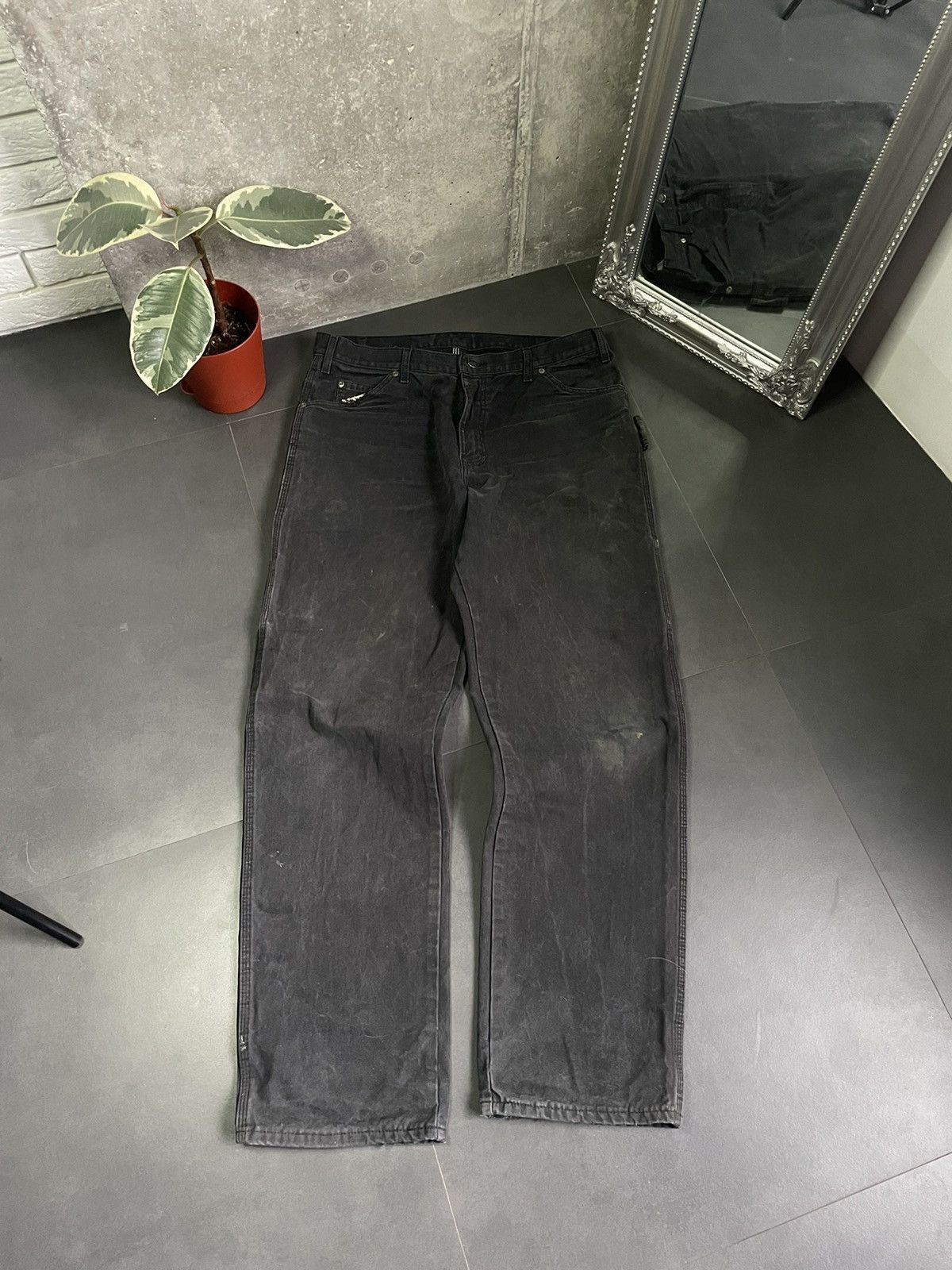 Dickies Vintage Dickies Faded Distressed Workwear Painted Carpenter Size US 36 / EU 52 - 2 Thumbnail