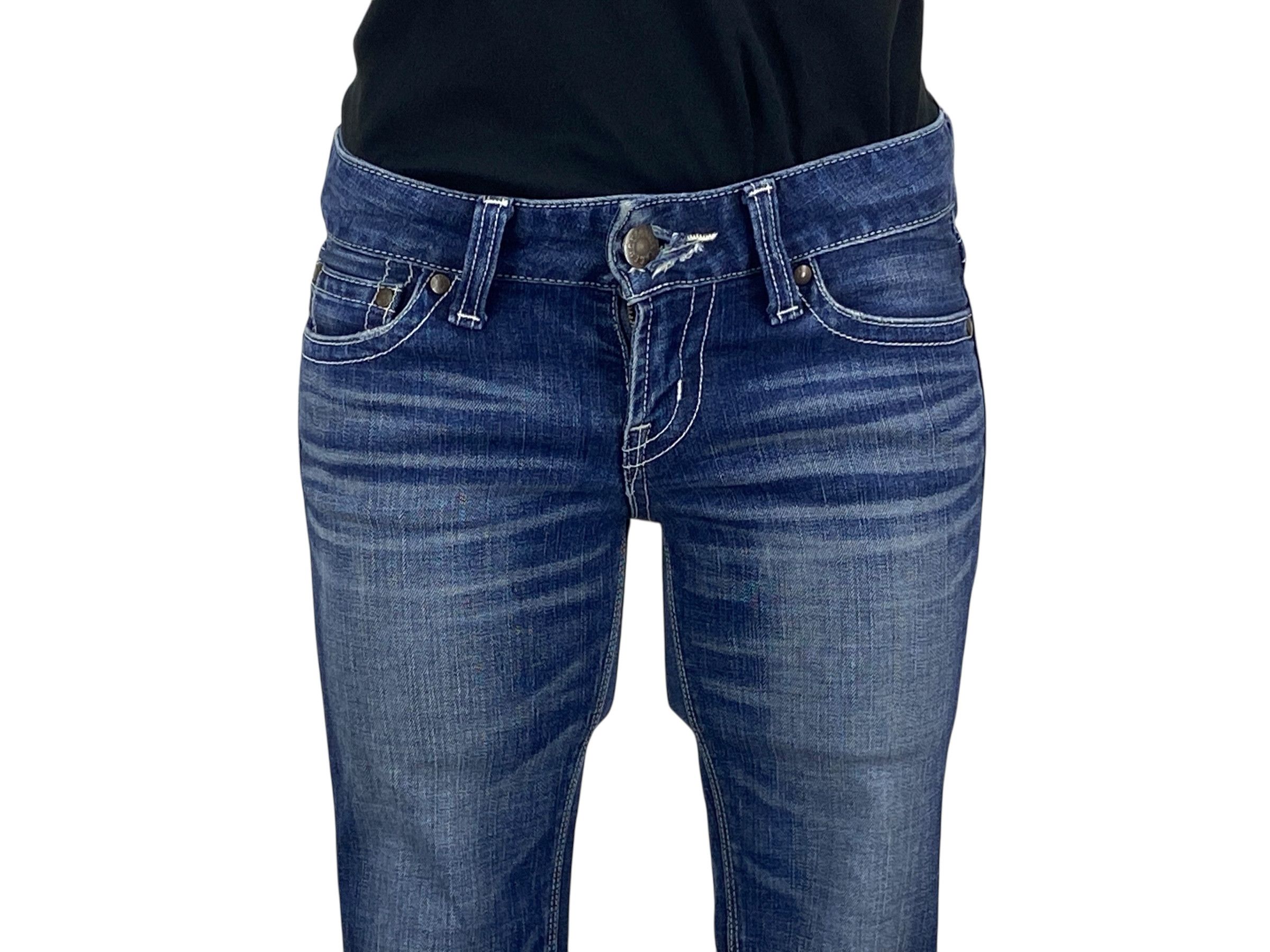 Japanese Brand Moussy Jeans Skinny Jeans Low Rise Jeans Size 25" / US 0 / IT 36 - 3 Thumbnail