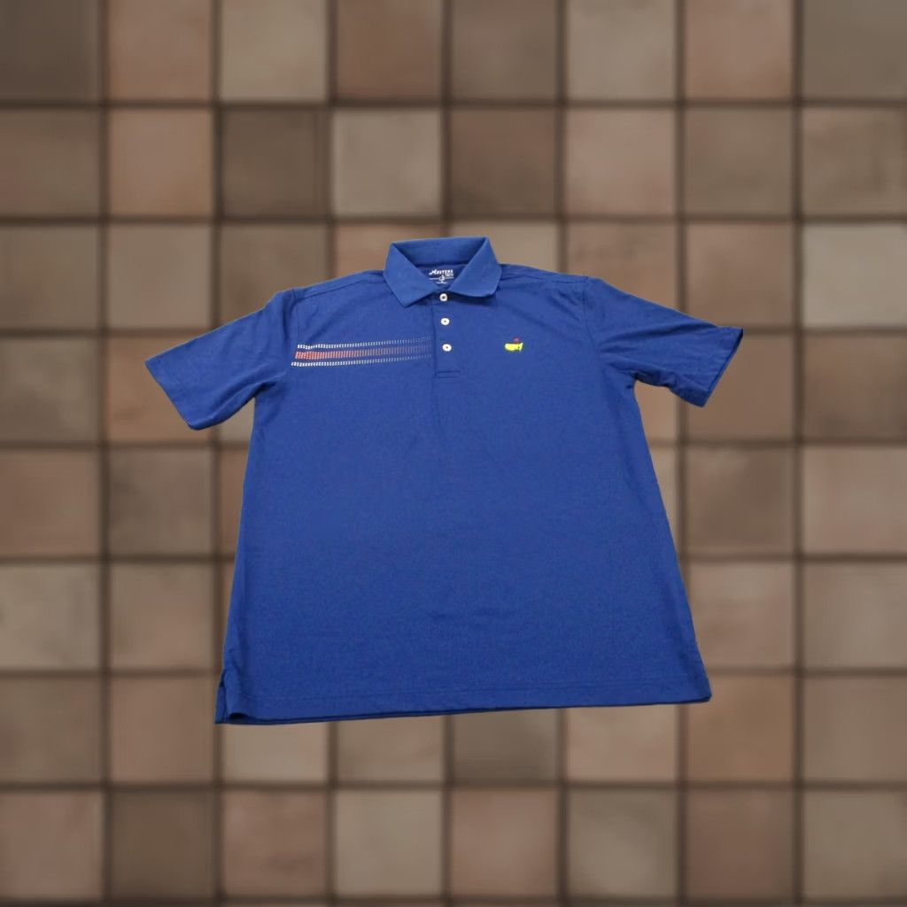 Vintage Masters Tech Shirt Polo S Blue Mens Golf Active Sport Outdoors N/A Size US S / EU 44-46 / 1 - 1 Thumbnail