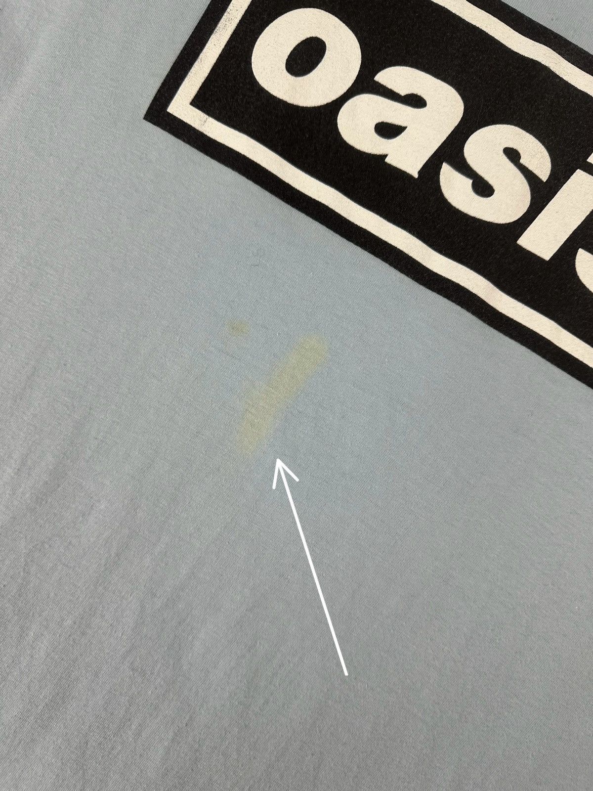 Gildan Oasis Vintage Big Logo Mens Blue T-Shirt Size US L / EU 52-54 / 3 - 6 Thumbnail