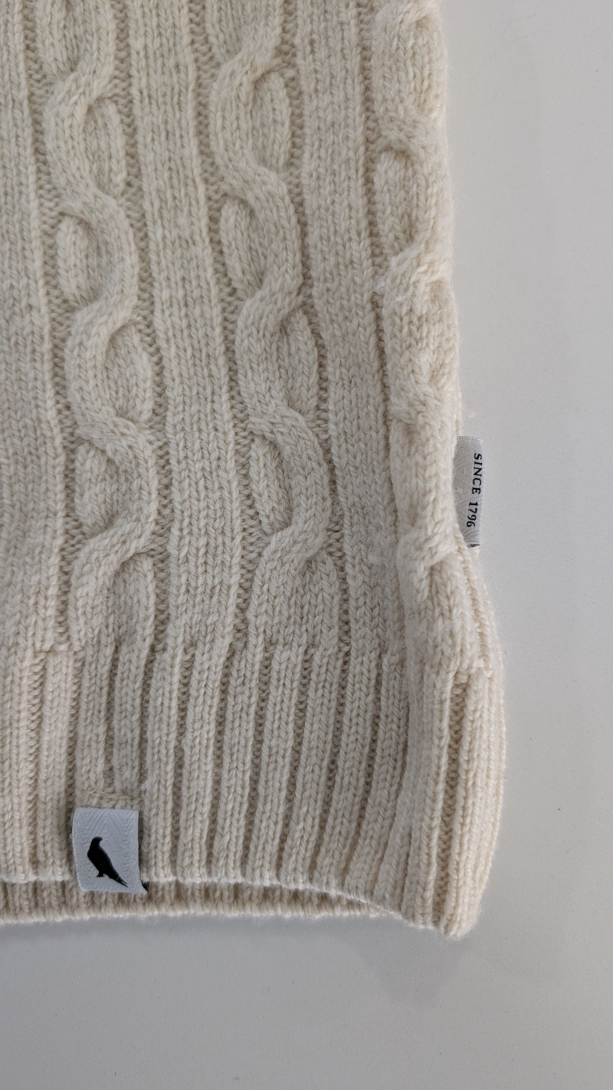 Peregrine Peregrine Elgin Merino Wool Polo Shirt Cream Size M Size US M / EU 48-50 / 2 - 6 Thumbnail