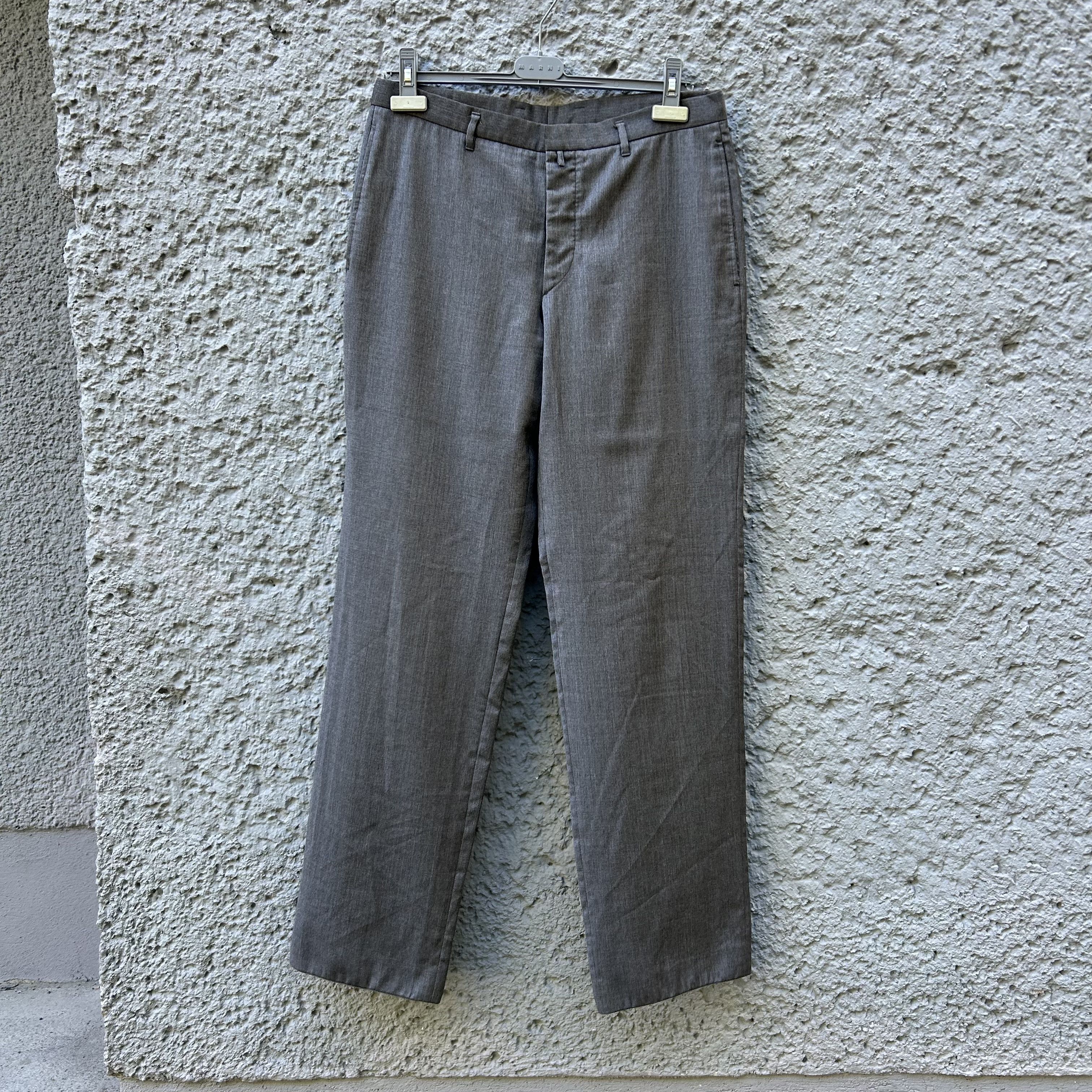 Jil Sander Jil Sander Grey Trousers Pants Size US 34 / EU 50 - 1 Thumbnail