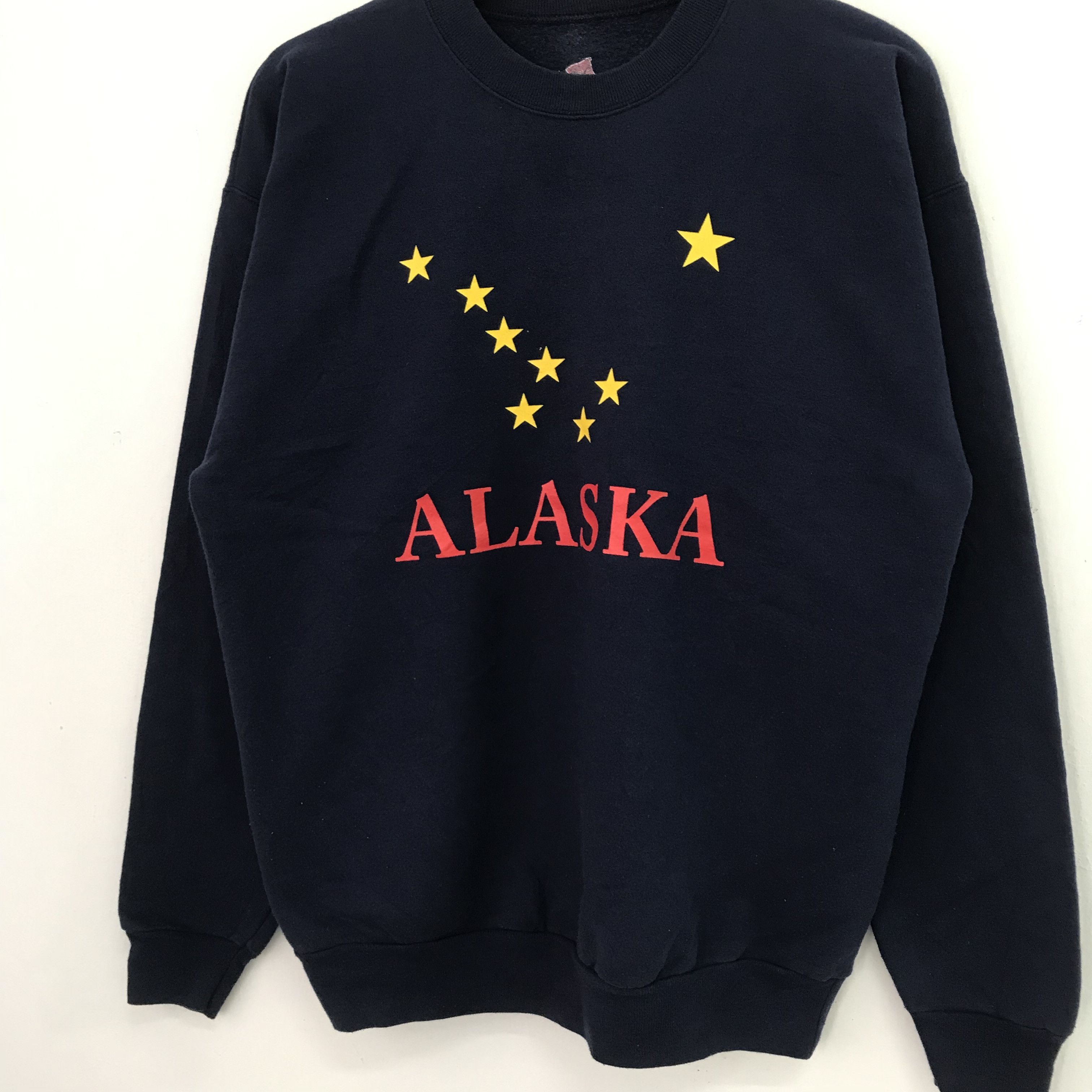 Vintage Alaska US State Blue Sweatshirt - 295 Size US M / EU 48-50 / 2 - 3 Thumbnail