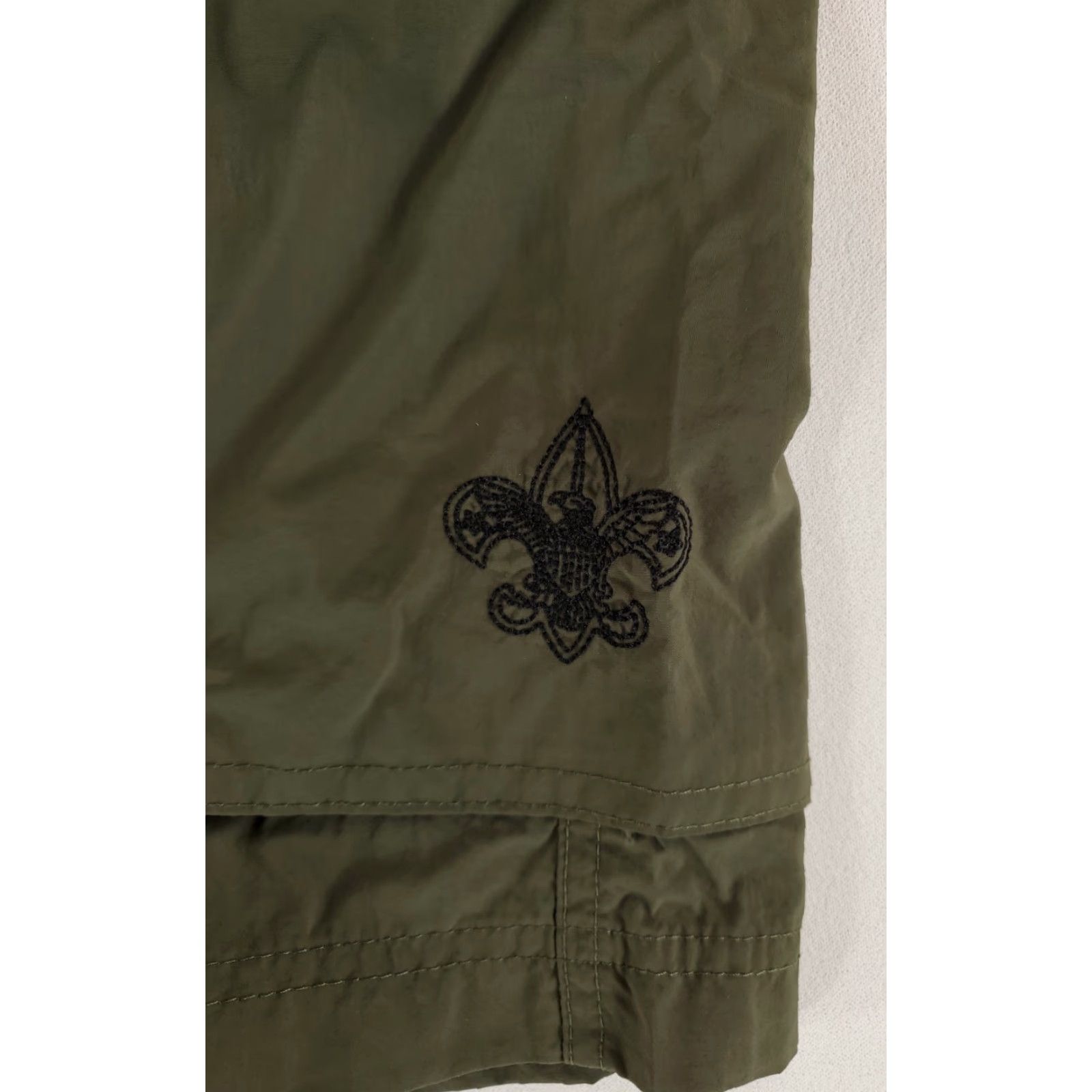 Vintage Boy Scouts of America Cargo Shorts Supplex Nylon Green Mens M (35 Actual) Size US 31 - 2 Thumbnail