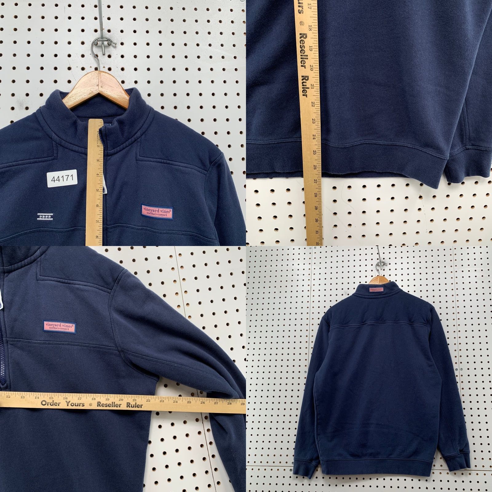 Vineyard Vines Vineyard Vines 1/4 Zip Pullover Sweatshirt Mens Small Navy Blue Shep & Ian Size US S / EU 44-46 / 1 - 8 Thumbnail