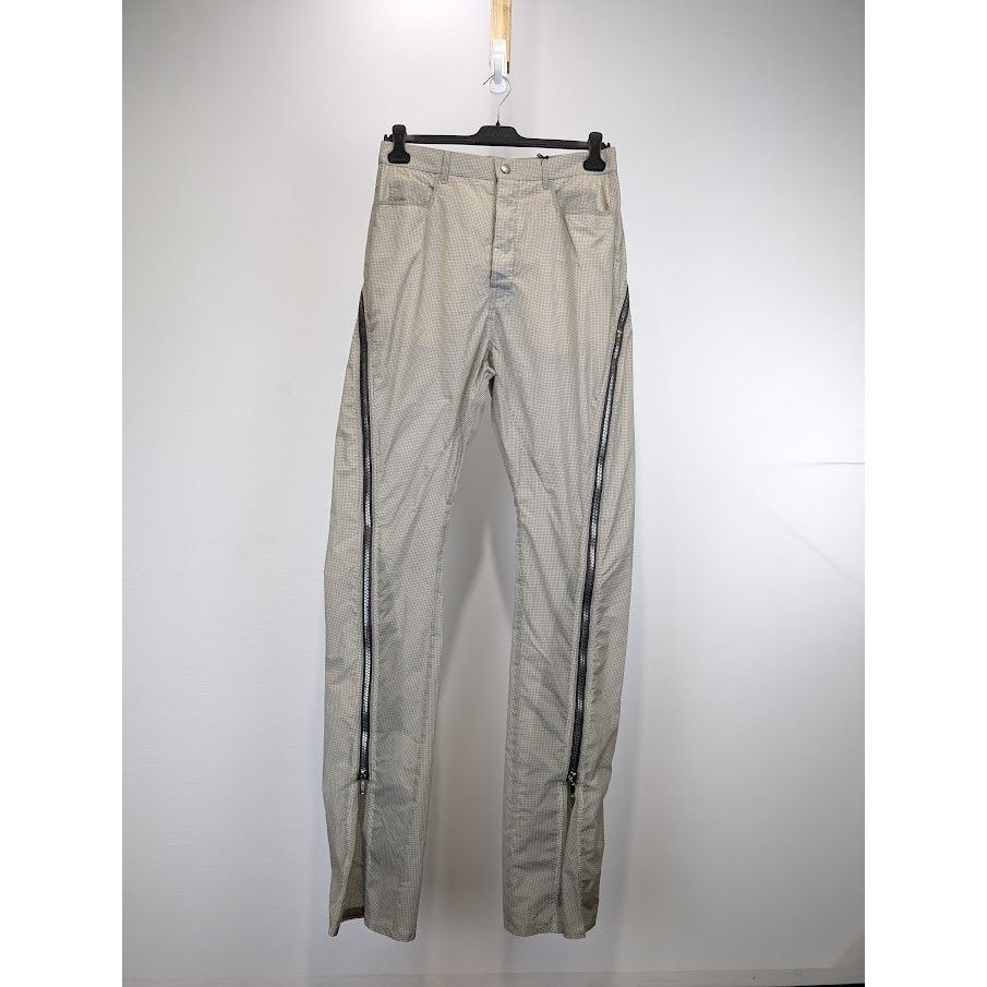 Rick Owens o1rshd1 Bolan Banana Zipper Pants in Pearl Size US 32 / EU 48 - 1 Thumbnail