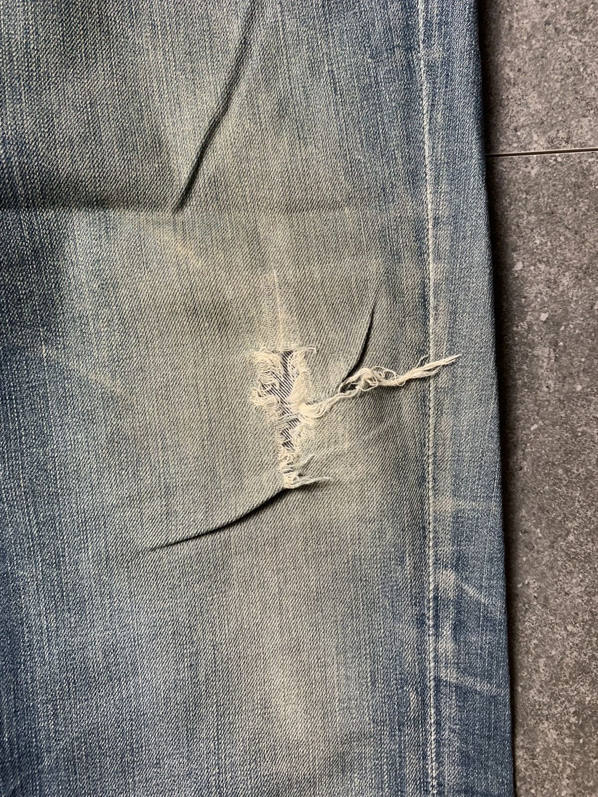 Levi's 2000s Levis Mud Wash Distressed Jeans Size US 28 / EU 44 - 4 Thumbnail