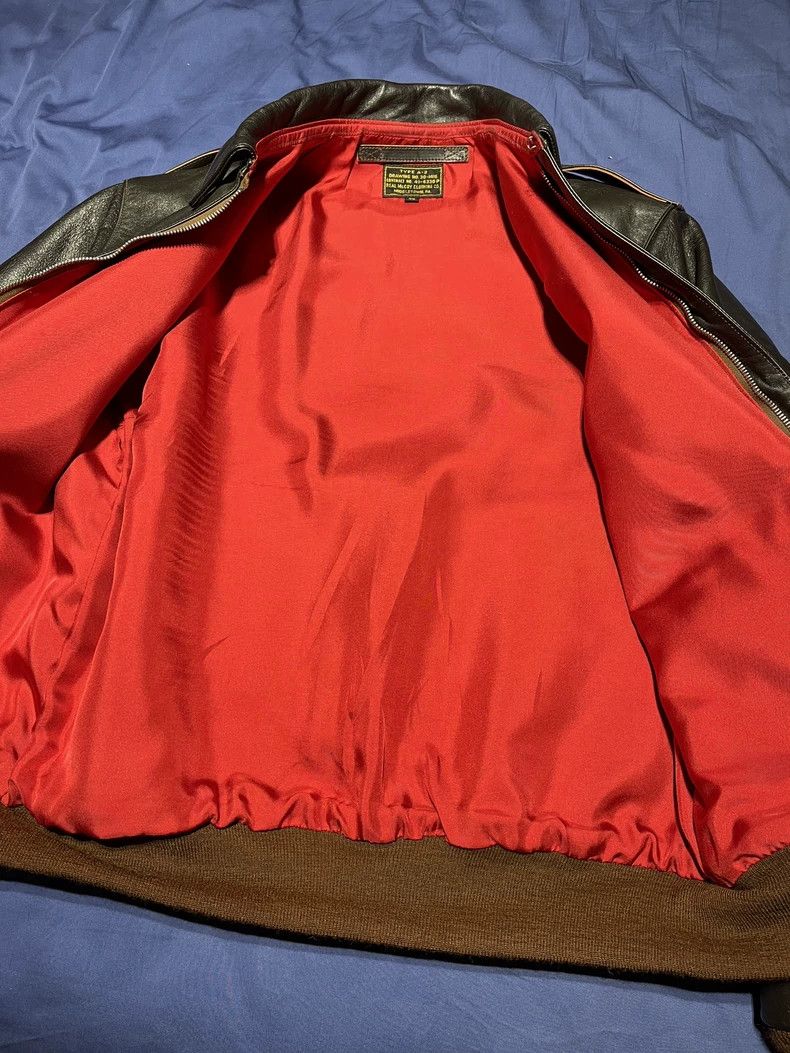 The Real McCoy's THE REAL McCOY'S TYPE A-2 RED SILK Premium Flight Jacket 25 Size US XXL / EU 58 / 5 - 3 Thumbnail