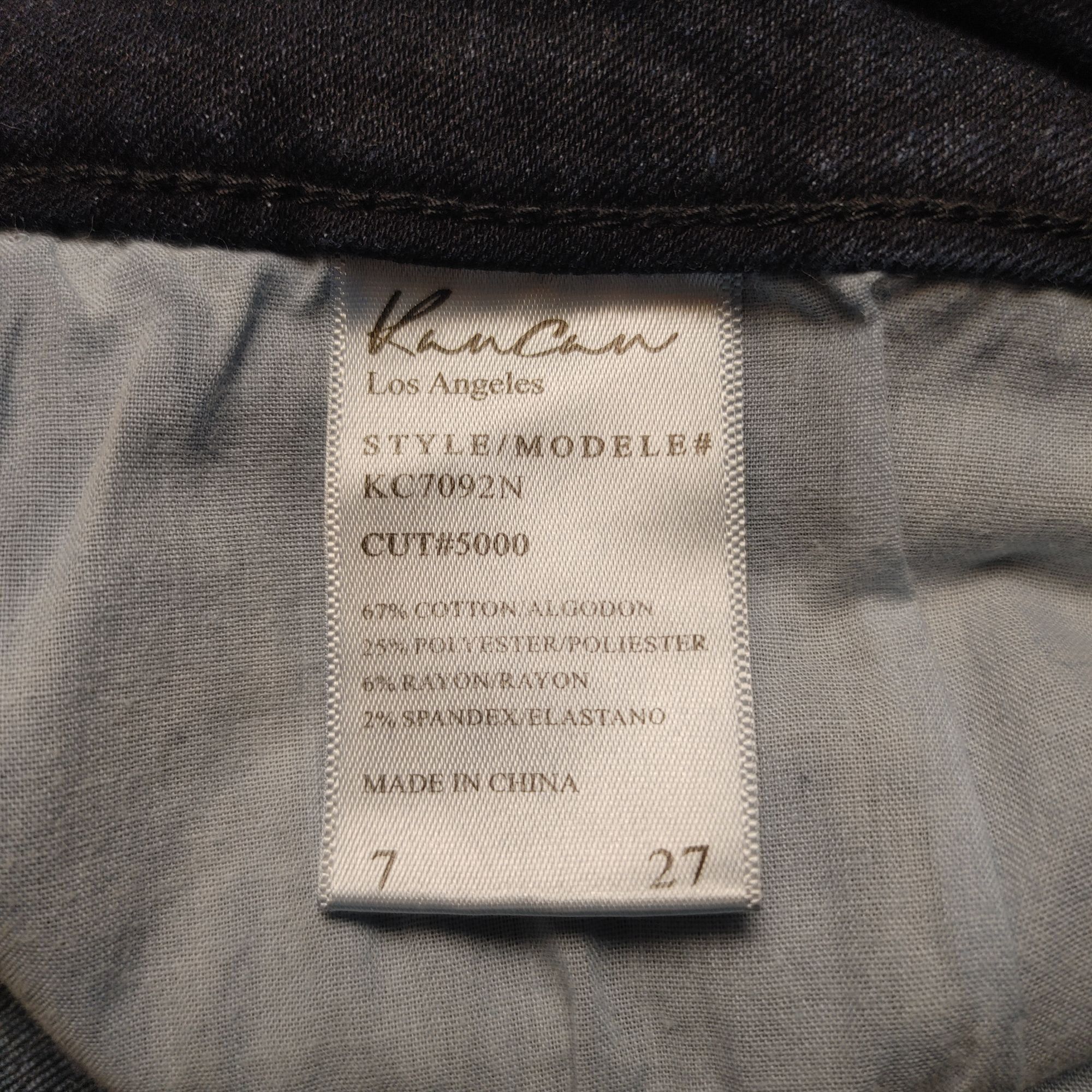 Other Kancan Los Angeles Women's Dark Blue Skinny Jeans 7 Size 28" / US 6 / IT 42 - 5 Thumbnail