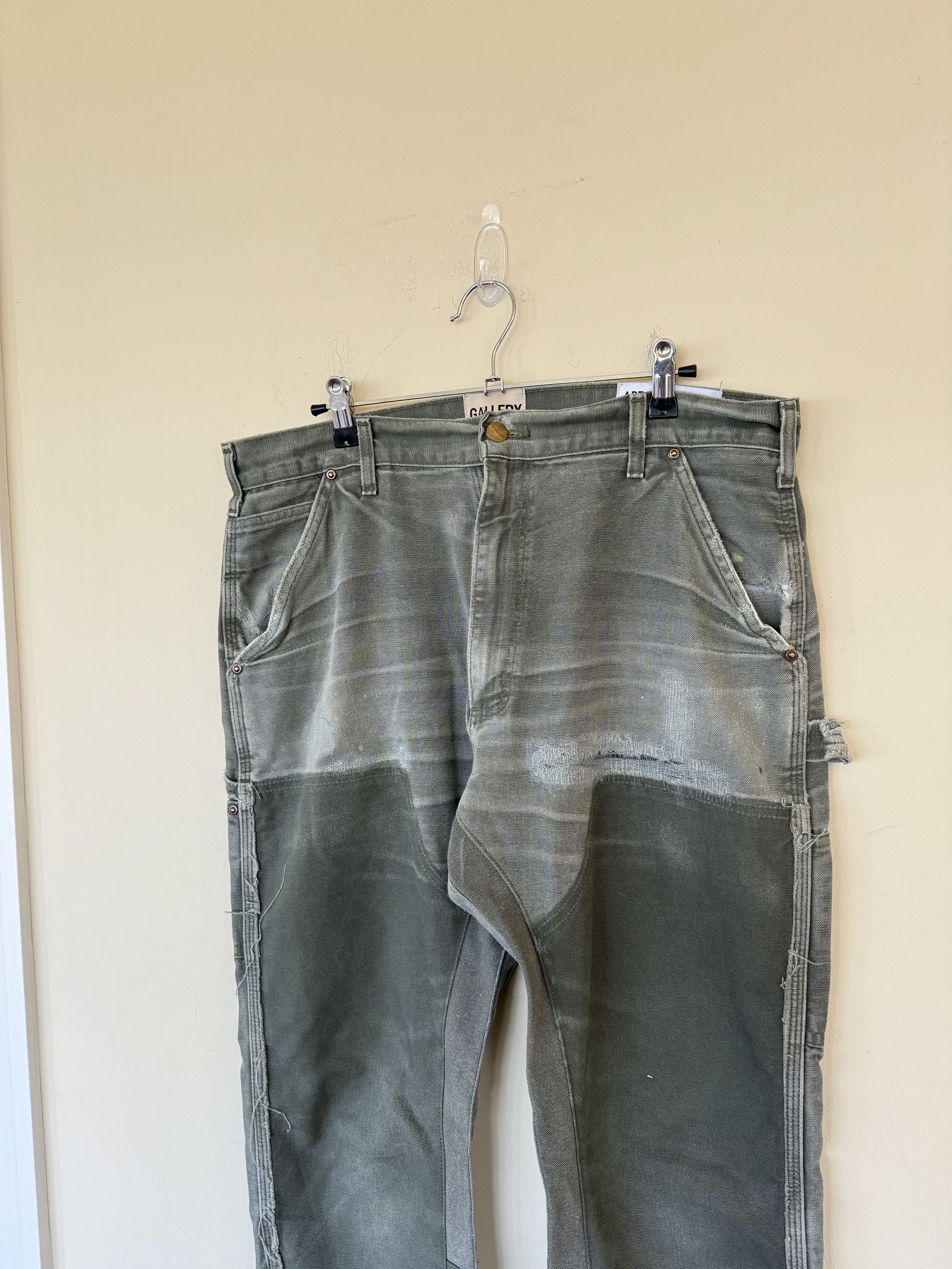 Gallery Dept. 1/1 Green Gallery Dept Carpenter Flares Size US 32 / EU 48 - 5 Thumbnail