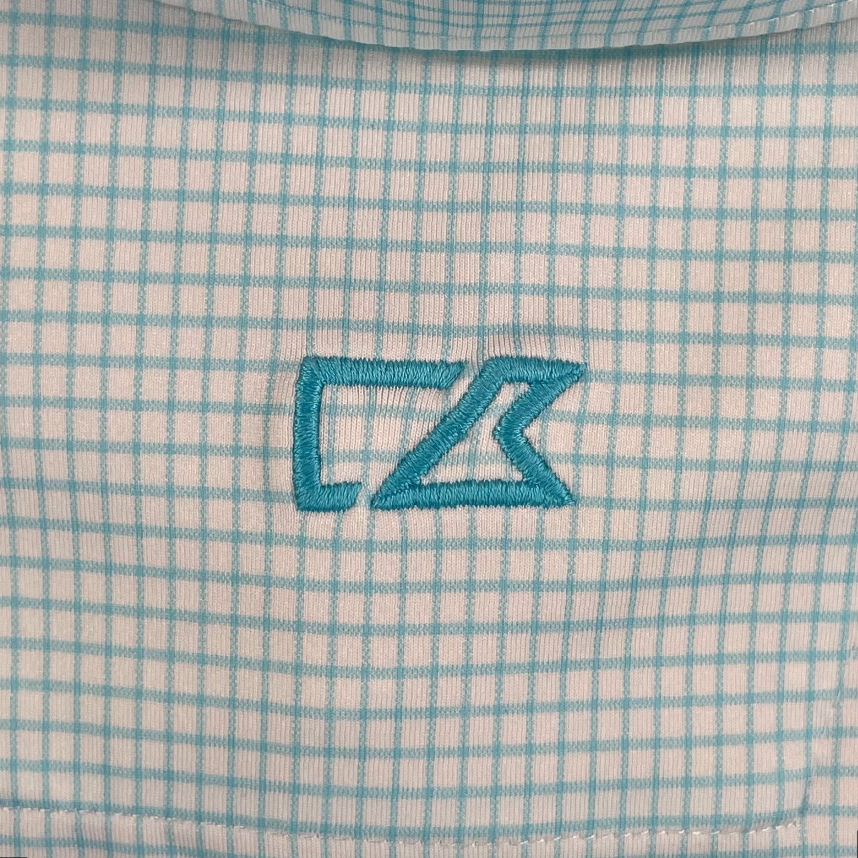 Cutter & Buck Cutter & Buck x Old Memorial Golf Club Polo Shirt Men XL Blue Check Performance Polo Size US XL / EU 56 / 4 - 5 Thumbnail