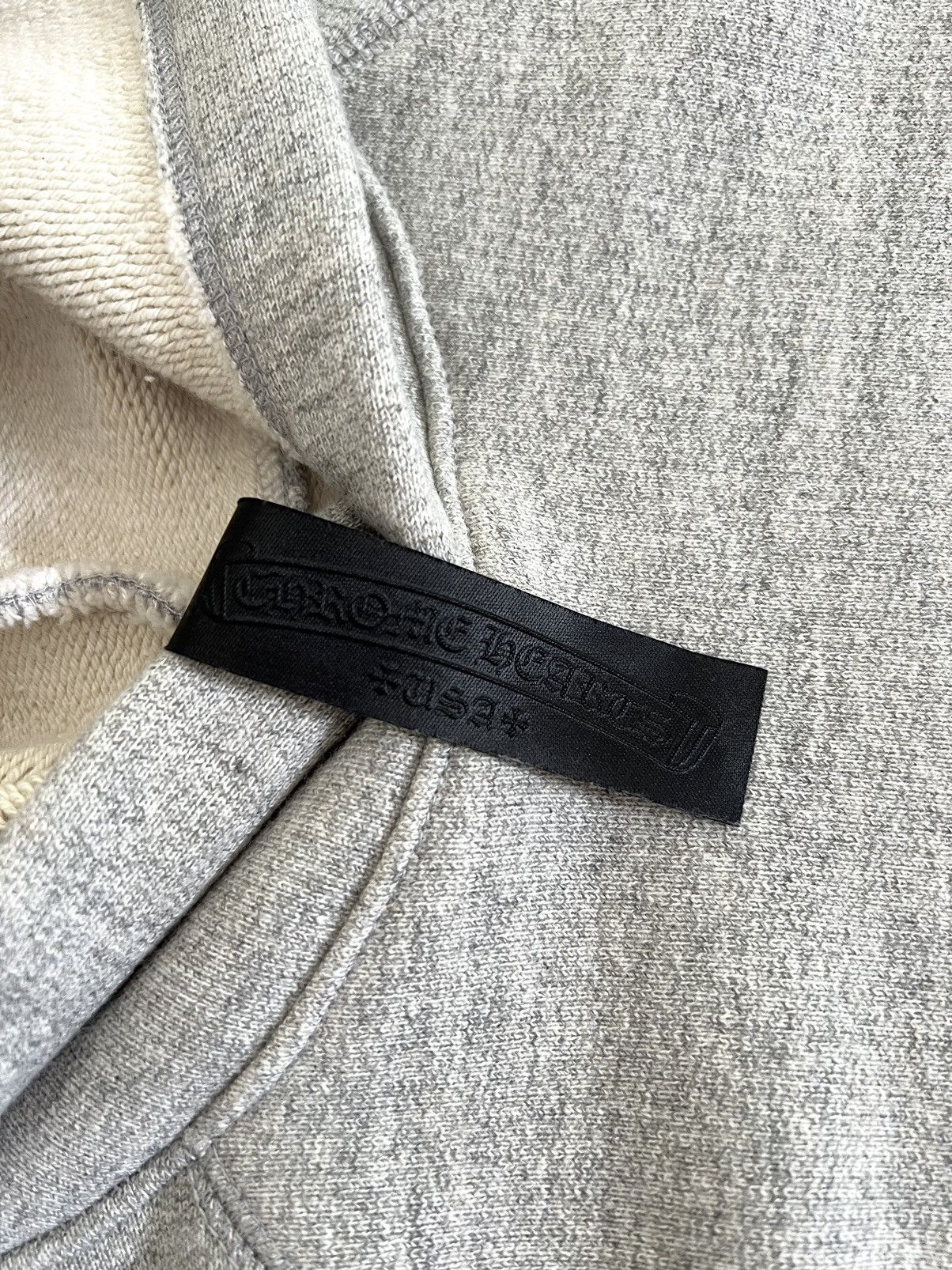 Chrome Hearts Chrome Hearts Triple Cross Grey Hoodie Size US L / EU 52-54 / 3 - 9 Thumbnail