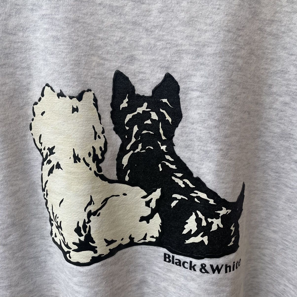 Japanese Brand × Vintage 🔥🔥Vintage Black & White Animal Mirror Print Sweatshirts Size US M / EU 48-50 / 2 - 5 Thumbnail