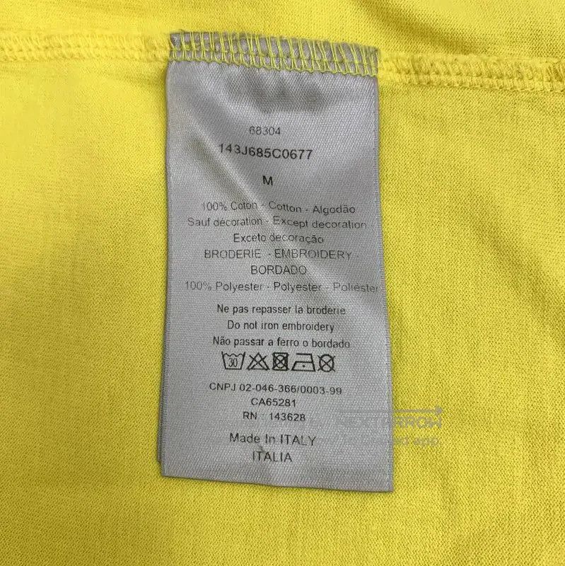 Dior Dior Yellow Cotton Women's T. Size M / US 6-8 / IT 42-44 - 6 Thumbnail