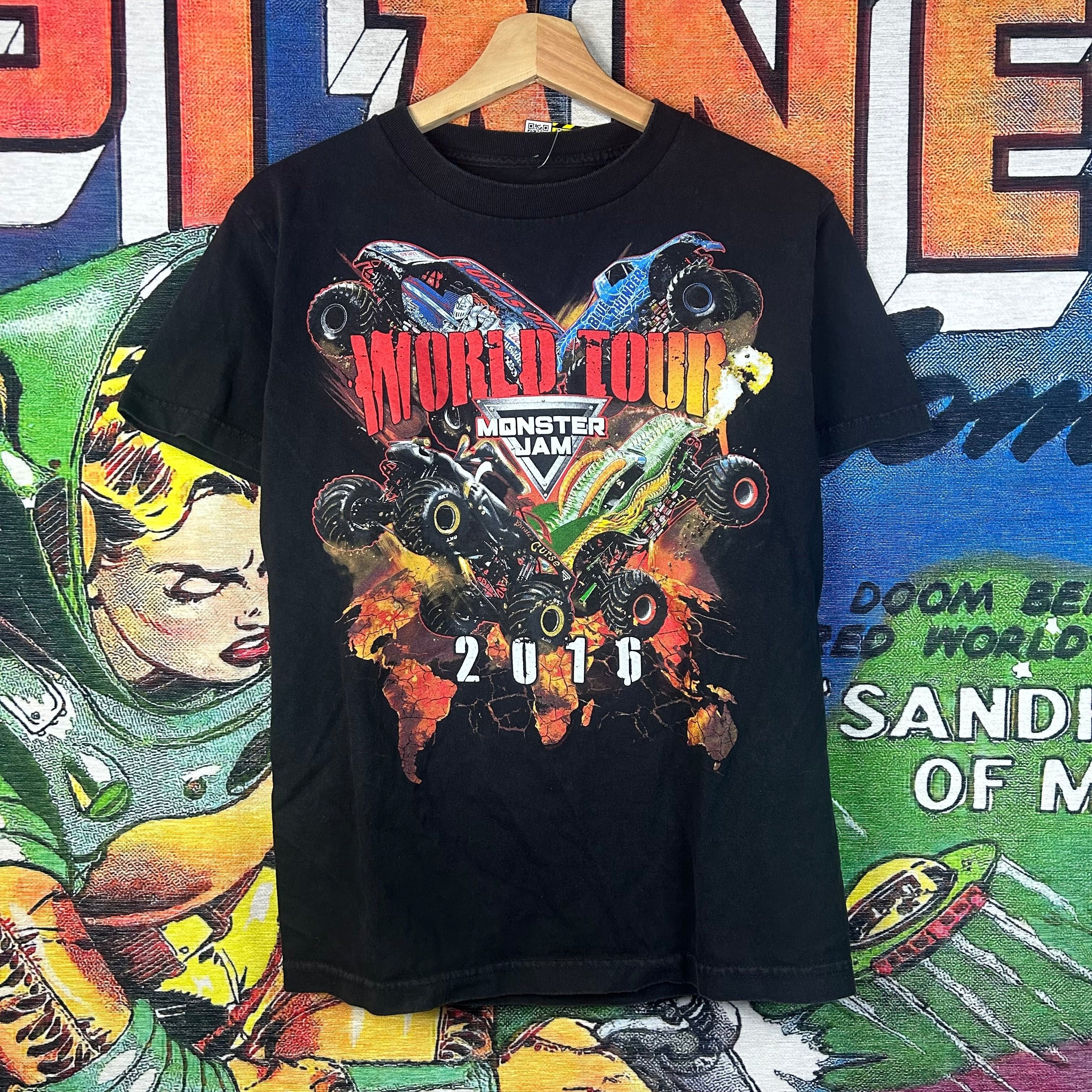 Vintage Monster Jam World Tour Tee Size Medium Size US M / EU 48-50 / 2 - 1 Thumbnail