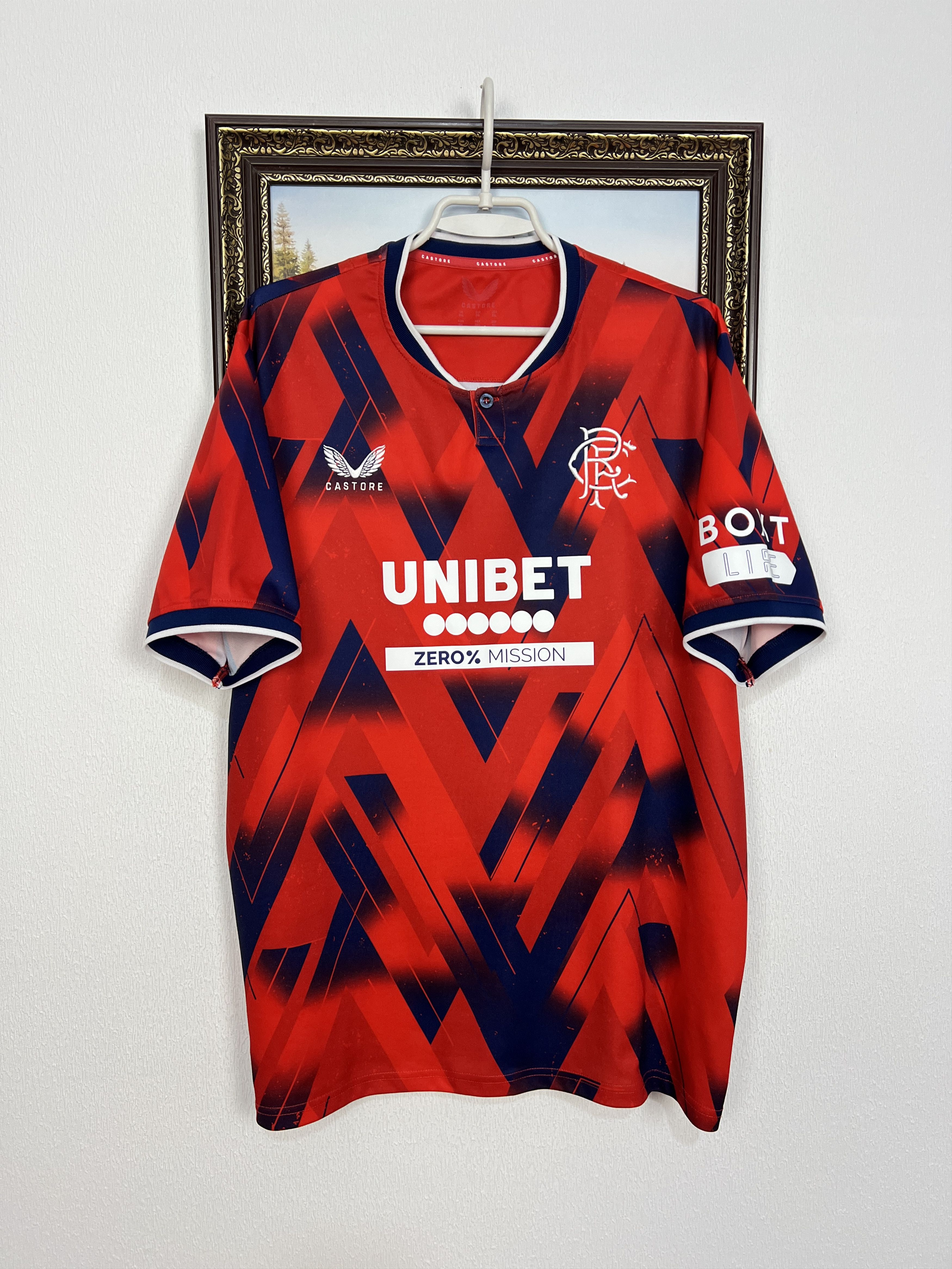 Castore Rangers Special football shirt 2023 Soccer Jersey Trikot Size US XXL / EU 58 / 5 - 1 Thumbnail