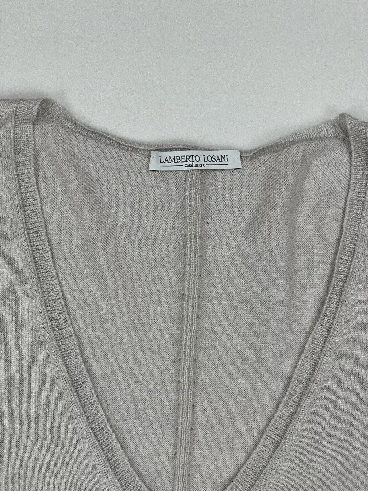 Other Lamberto Losani V-neck Cotton Cashmere Sweater Tunica Womens Size L / US 10 / IT 46 - 7 Thumbnail