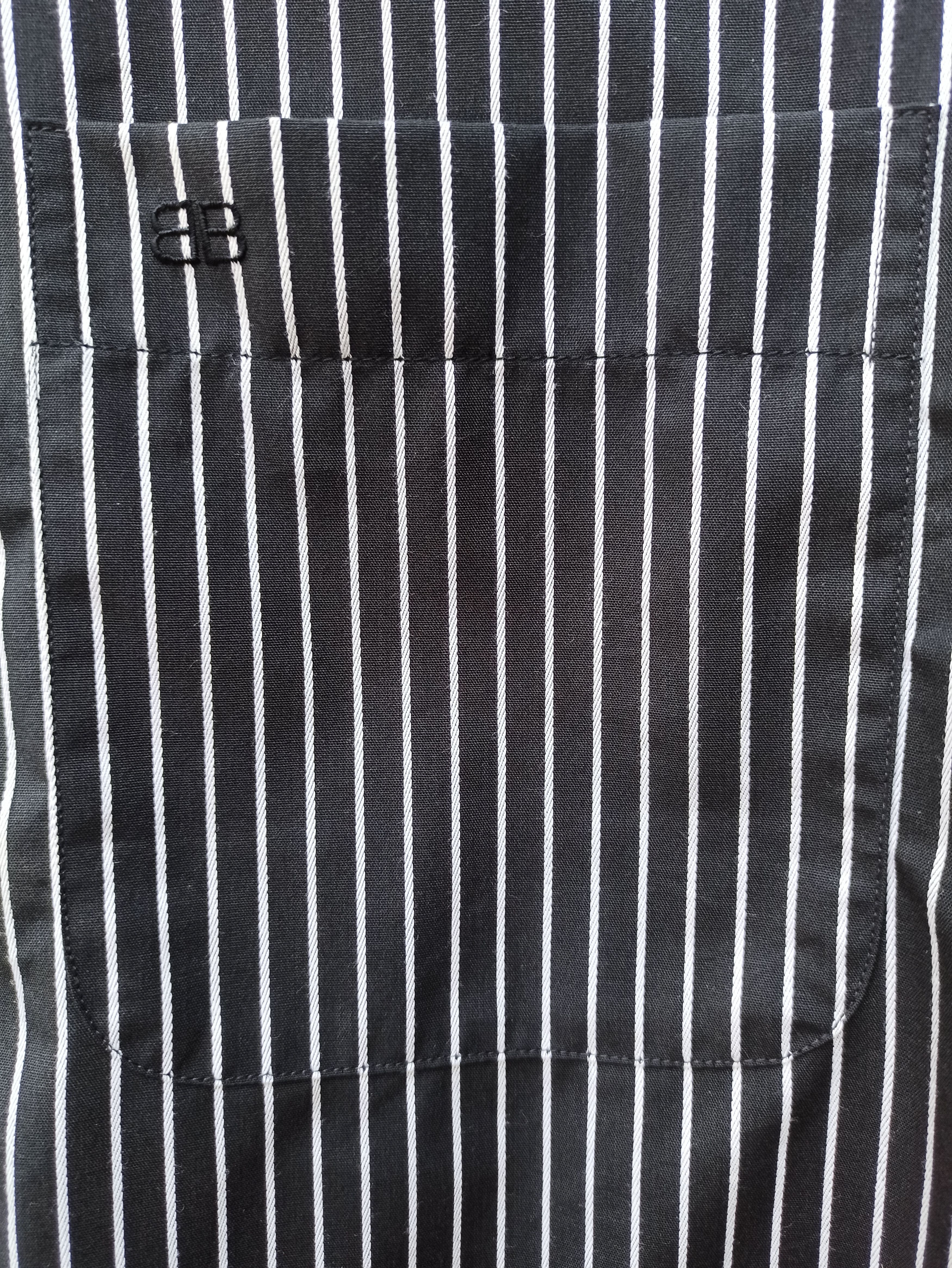 Balenciaga × Vintage Vintage long sleeve striped balenciaga Size US L / EU 52-54 / 3 - 7 Thumbnail