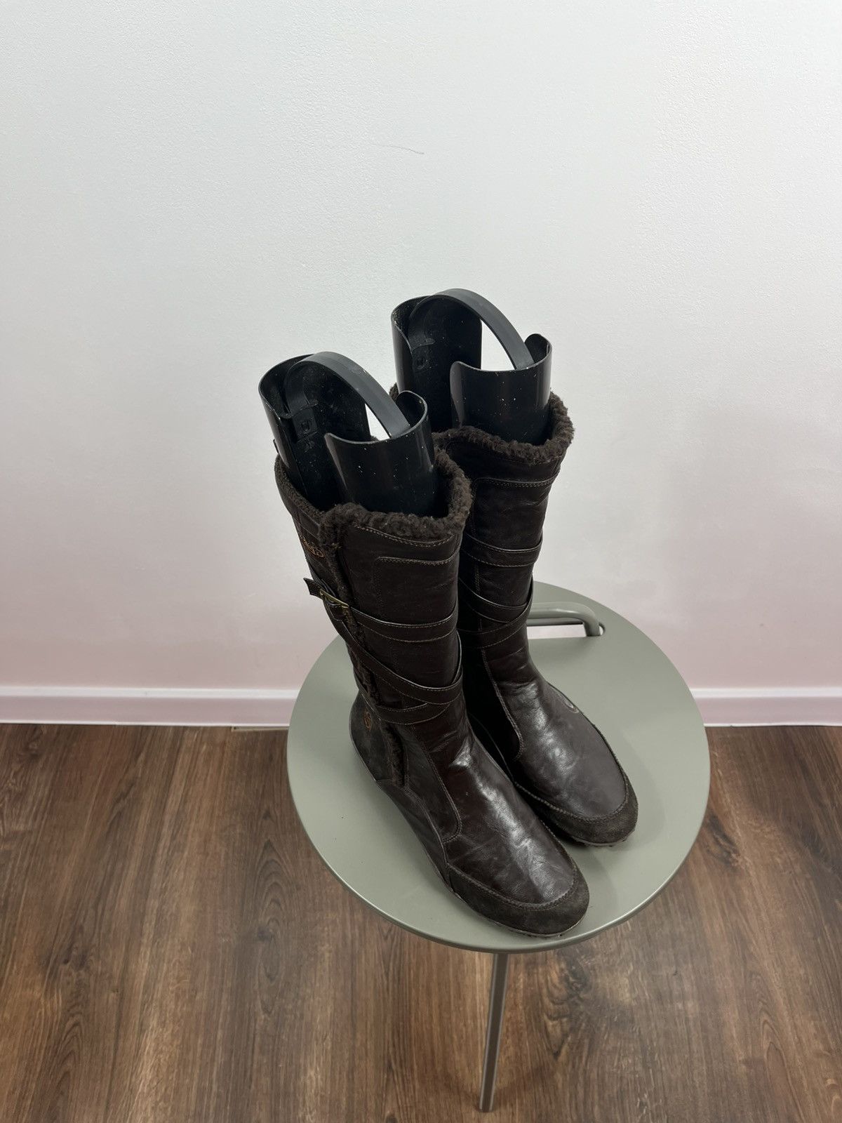 Other Dockers Brown Faux Leather Riding Boots Size 40 Size US 9.5 / IT 39.5 - 17 Thumbnail