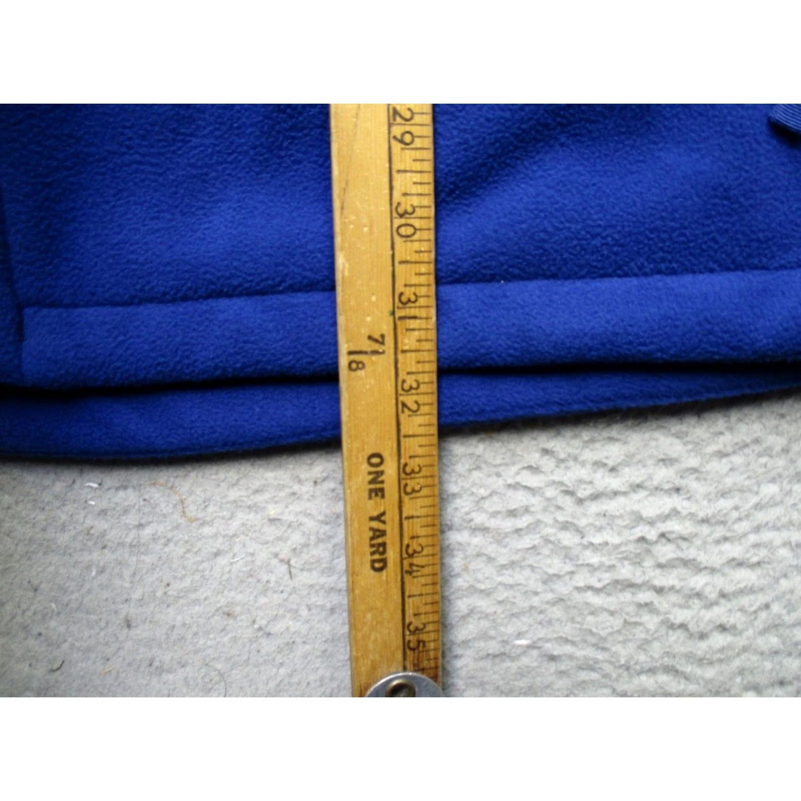 Duluth Trading Company Duluth Jacket Mens XL Tall Blue Full Zip Windbreaker Fleece Outdoor Pockets Zip Chest Pocket Zipper Stand Collar 100% Polyester Workwear Casual Size US XL / EU 56 / 4 - 5 Thumbnail