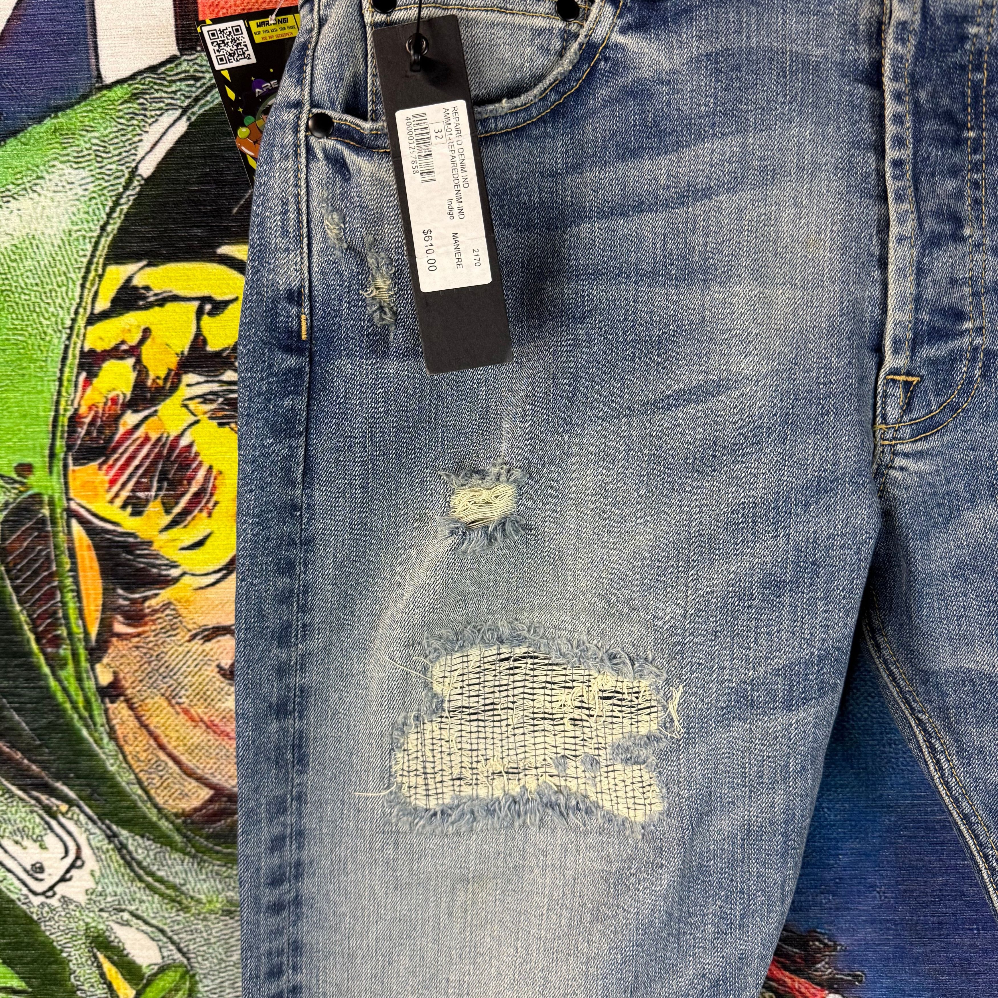 A Ma Maniere A Ma Maniére Distressed Skinny Jeans Size 32 Size US 32 / EU 48 - 3 Thumbnail