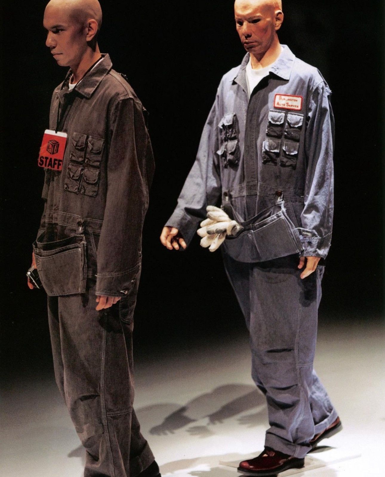 General Research AW98 General Research Parasite 39 Pocket Pinstripe Coveralls Size US 34 / EU 50 - 6 Thumbnail