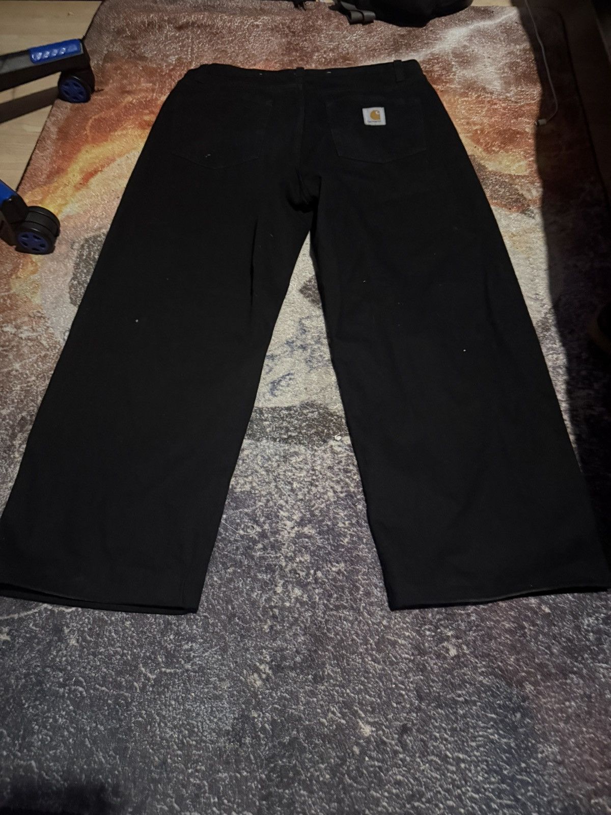 Carhartt Nice baggy black carrhart jeans Size US 32 / EU 48 - 2 Thumbnail
