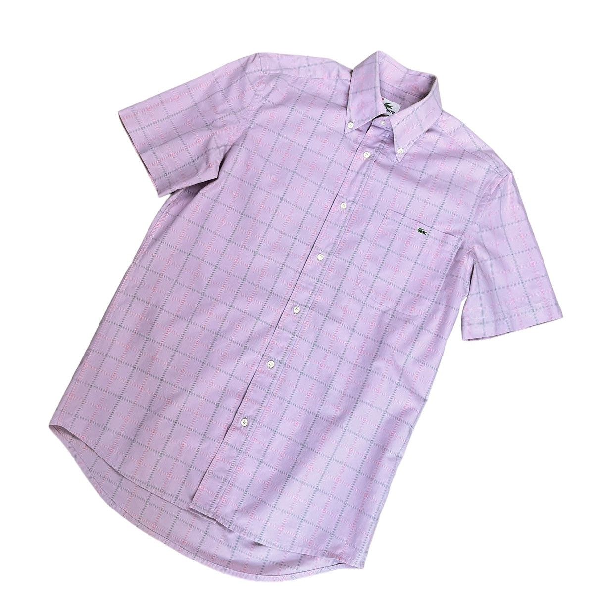 Lacoste Lacoste vintage pink button up Size US M / EU 48-50 / 2 - 1 Thumbnail