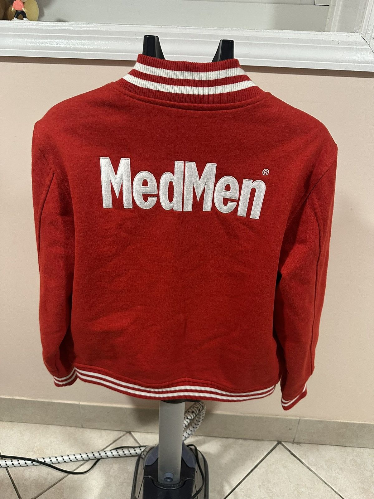 Other MedMen red bomber jacket Sz L Size US L / EU 52-54 / 3 - 2 Thumbnail