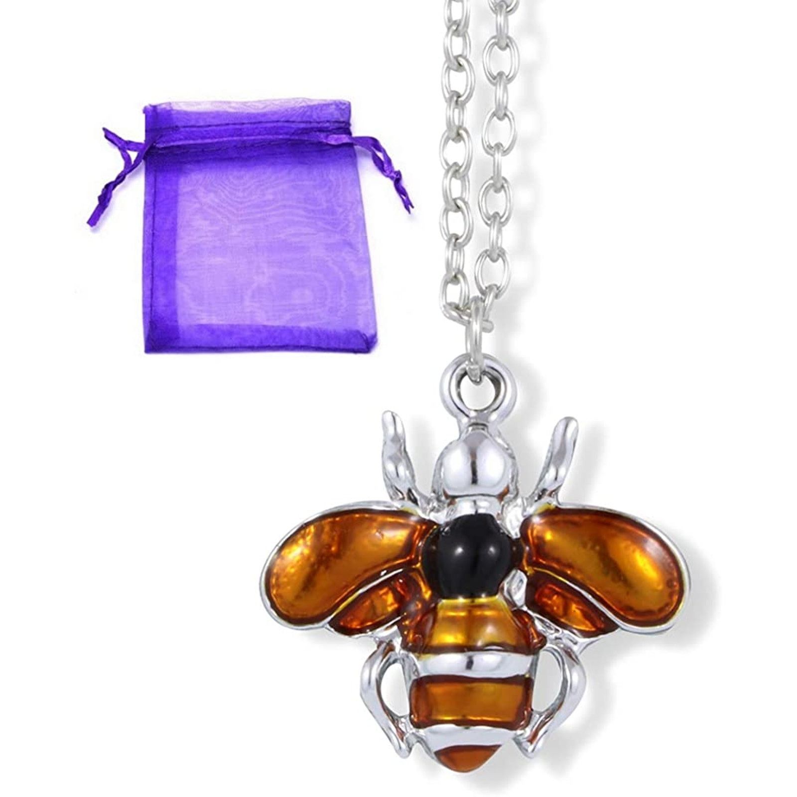 & Other Stories Bee Necklace - Bumblebee Honeybee Jewelry Pendant Size ONE SIZE - 1 Thumbnail