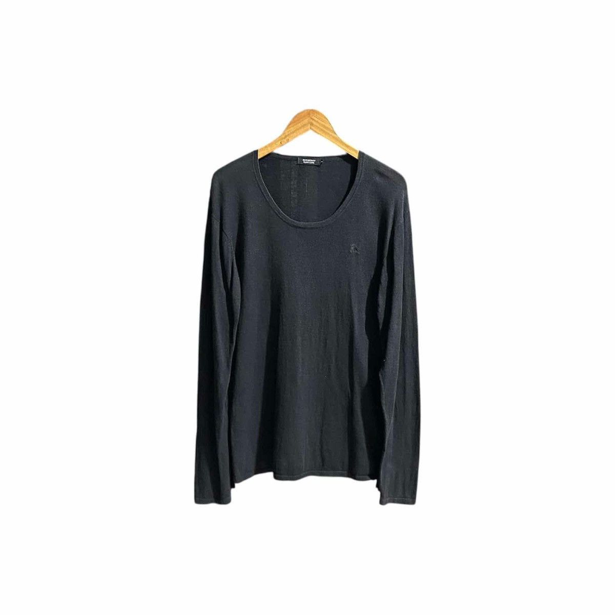 Burberry 🔥Y2K Vintage Burberry Black Label Hemp Ls Shirt See-thru Size US XL / EU 56 / 4 - 1 Thumbnail