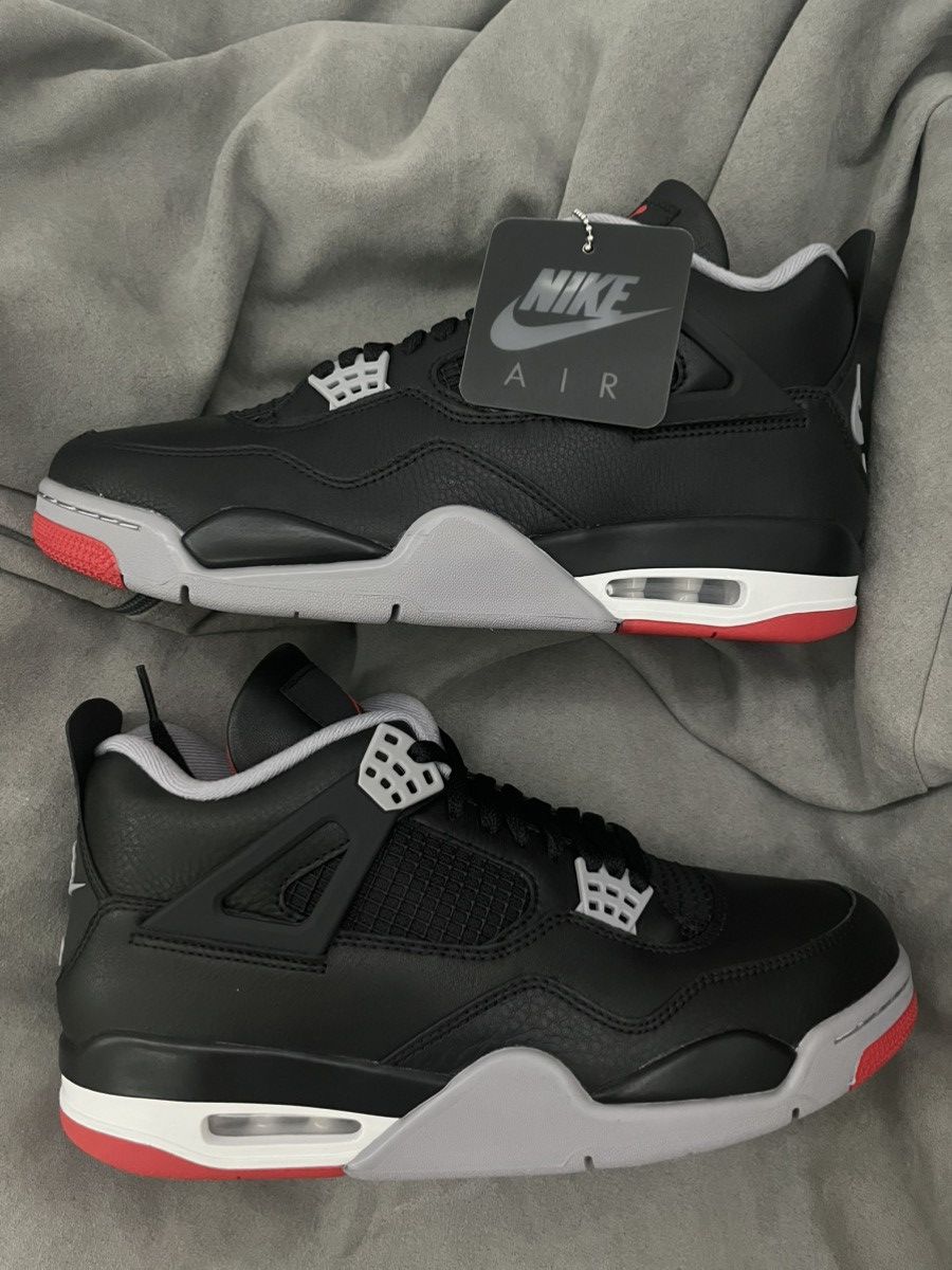Jordan Brand × Nike JORDAN 4 RETRO BRED REIMAGINED Size US 11 / EU 44 - 2 Thumbnail