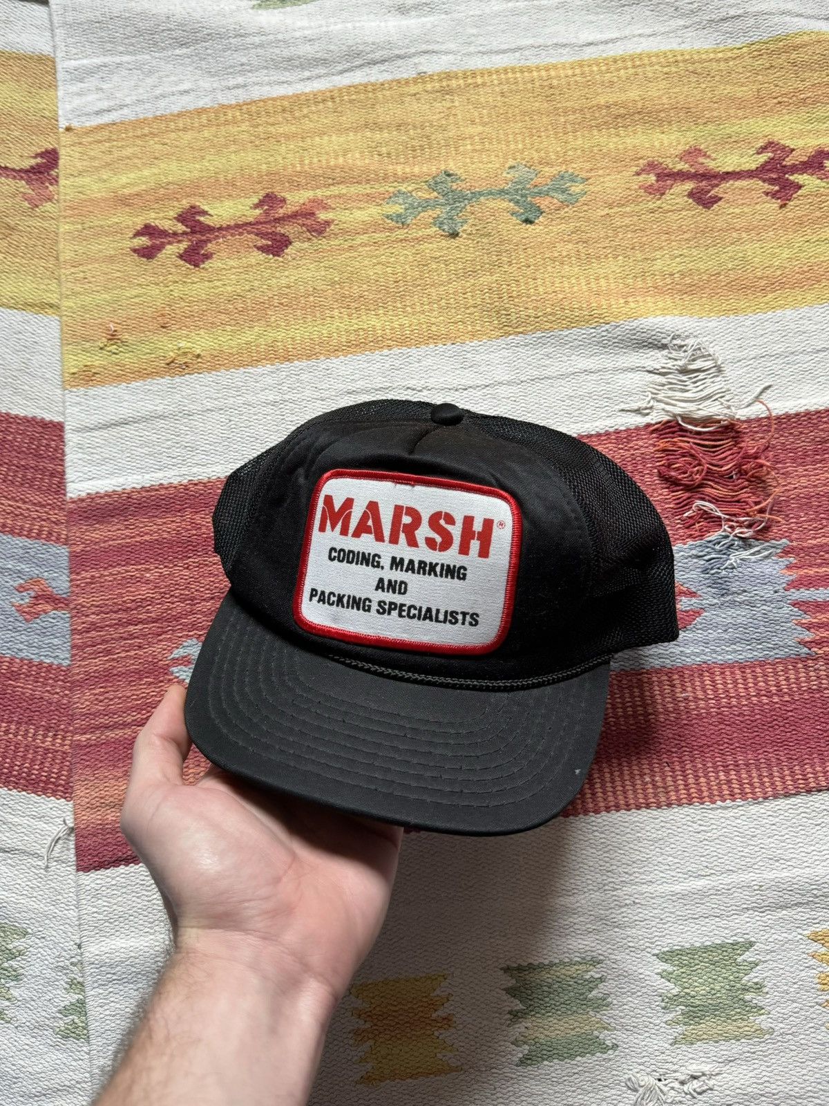 Hanes Vintage 90’s Hanes Work Trucker Hat Size ONE SIZE - 1 Thumbnail