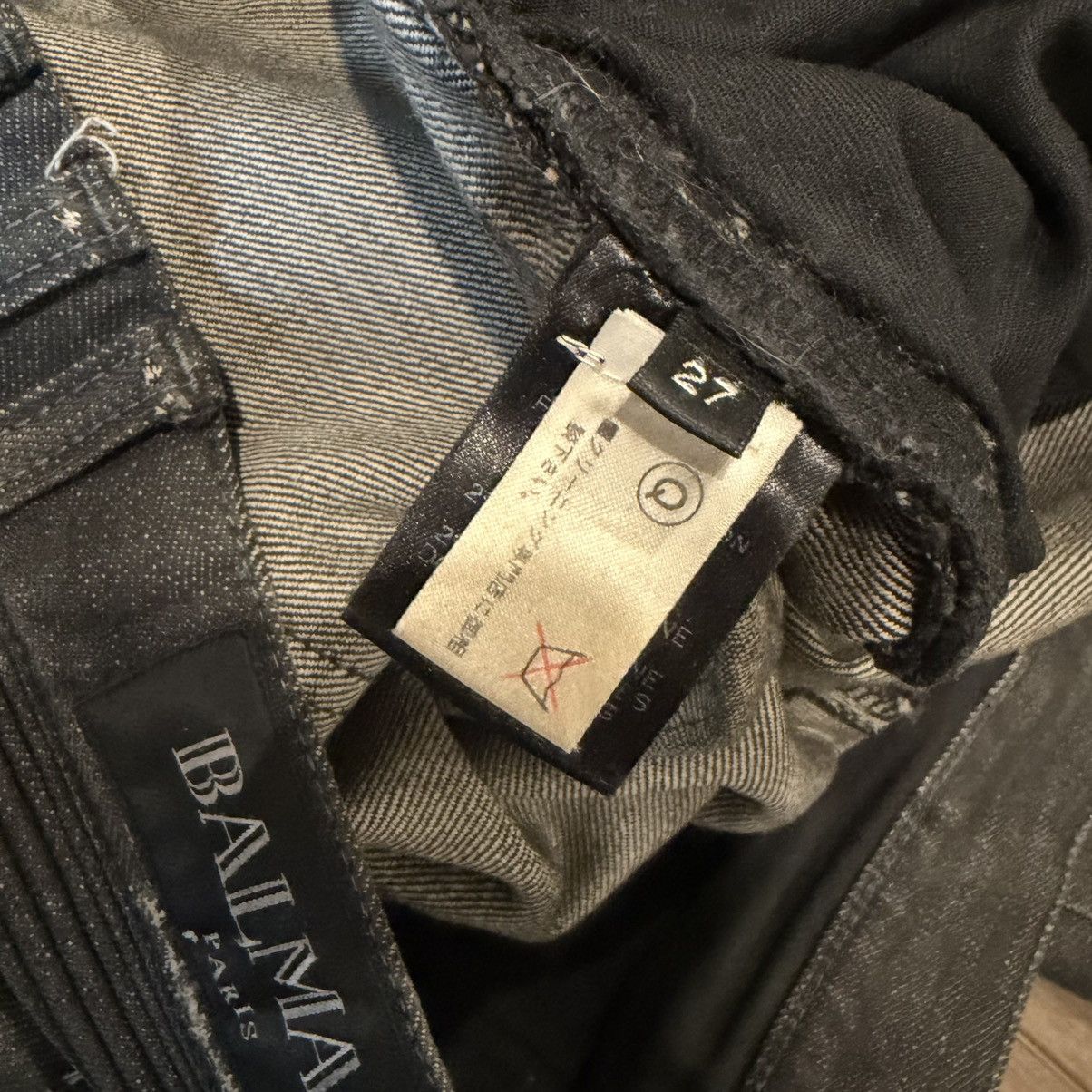Balmain Balmain ripped biker denim Size US 30 / EU 46 - 10 Thumbnail