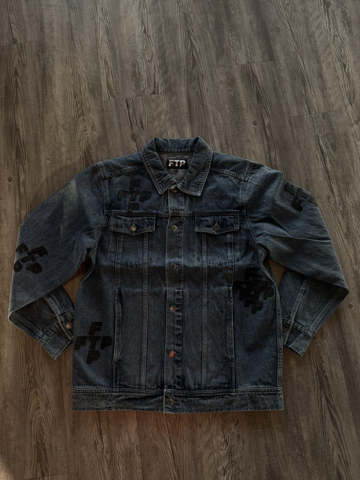 Fuck The Population FTP Denim Jacket Size US S / EU 44-46 / 1 - 2 Thumbnail