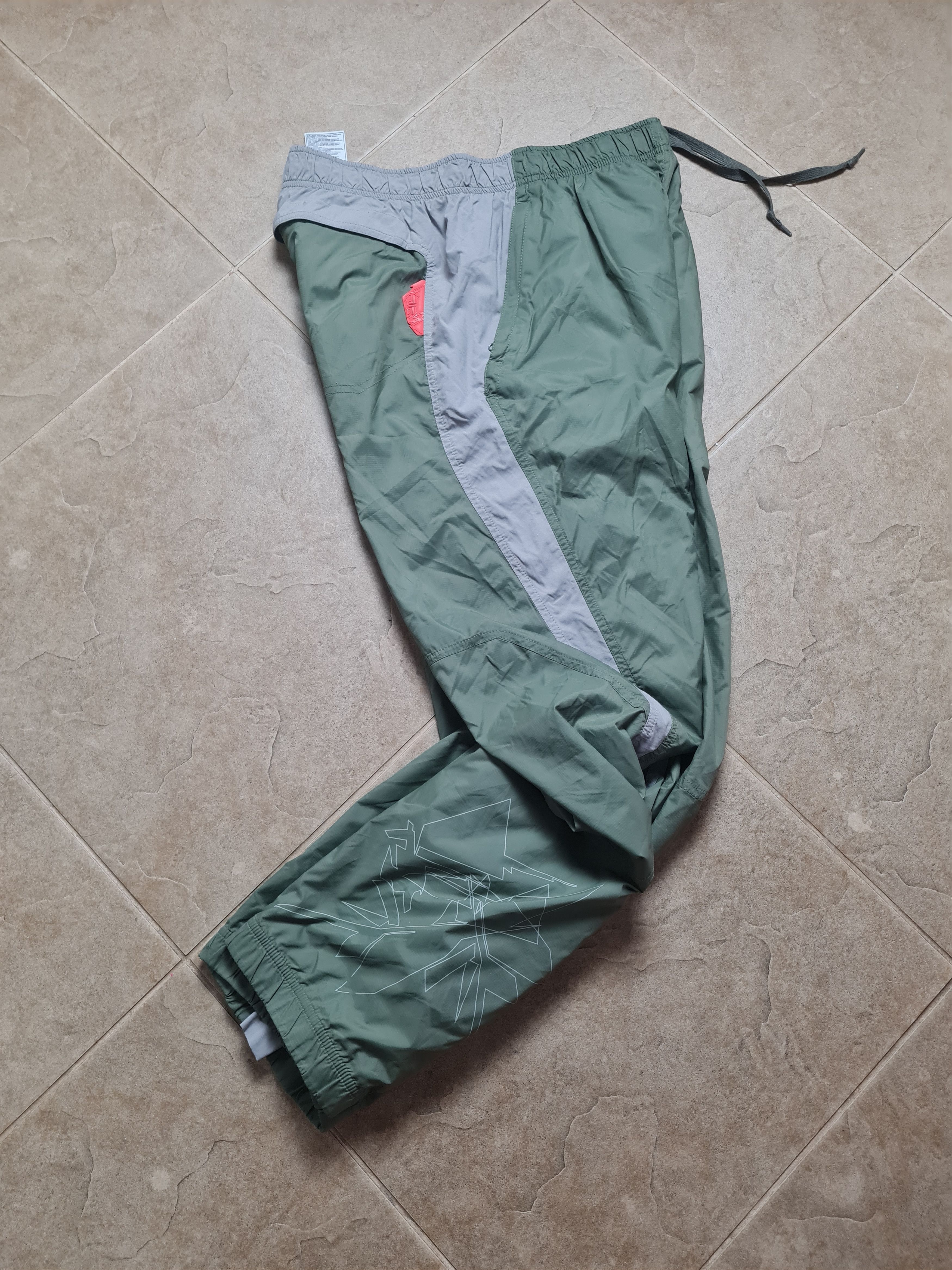 Nike Vintage drill pants khaki 00s Nike AIR Tracksuit Bottoms L Size US 32 / EU 48 - 7 Thumbnail