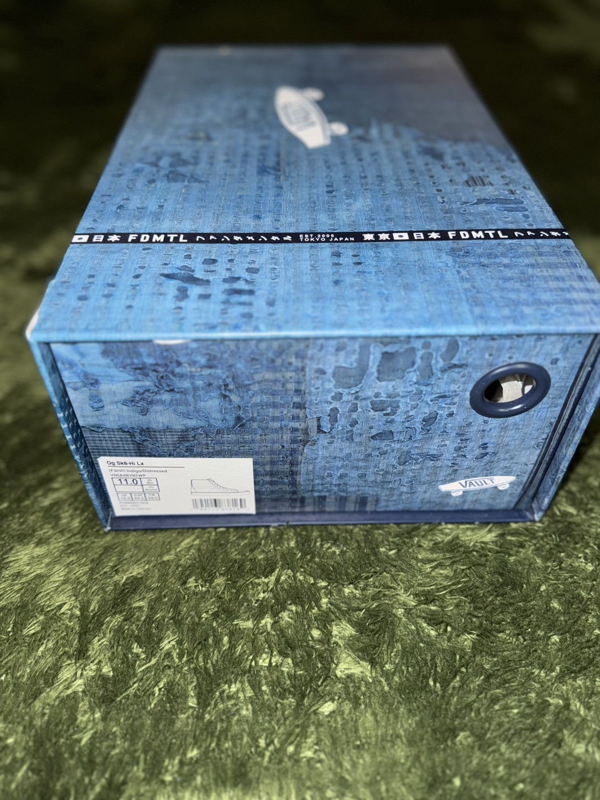 Vans [US 11] Vans Vault x FDMTL japanese boro denim Sk8-Hi Size US 11 / EU 44 - 10 Thumbnail