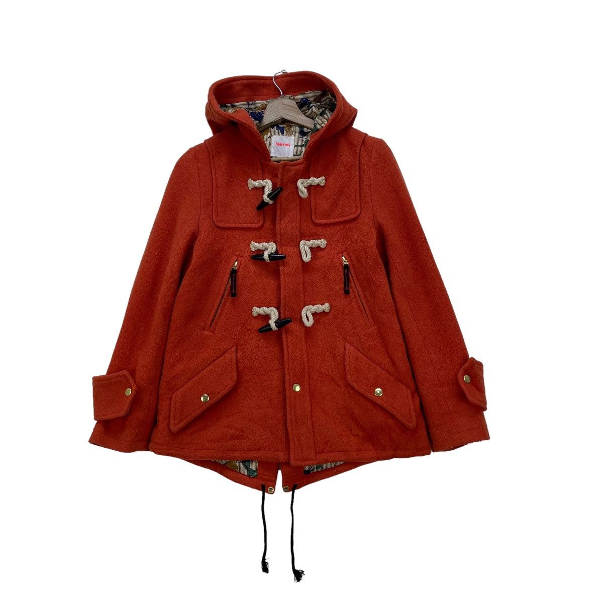 Designer × Issey Miyake × Ne-Net 💥Isey Miayake Ne Net Duffle Fish Tail Jacket Size US S / EU 44-46 / 1 - 1 Thumbnail