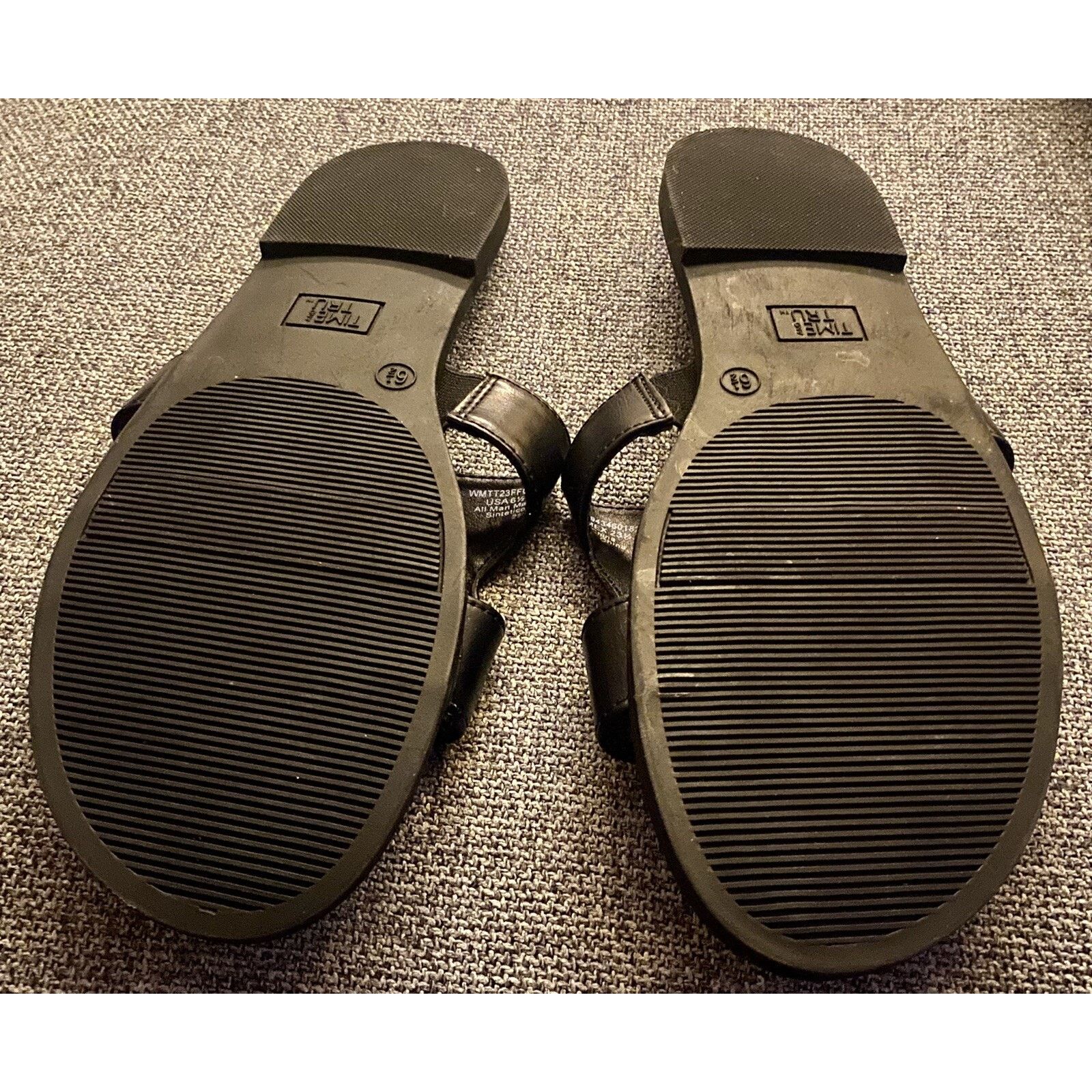 & Other Stories Women’s 6.5 Black sandals Slip On Open Toe Vegan Memory Foam Size US 6.5 / IT 36.5 - 2 Thumbnail