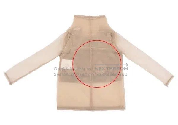 Comme des Garcons Comme Des Garcons Beige vintage floral design sheer top Size S / US 4 / IT 40 - 3 Thumbnail