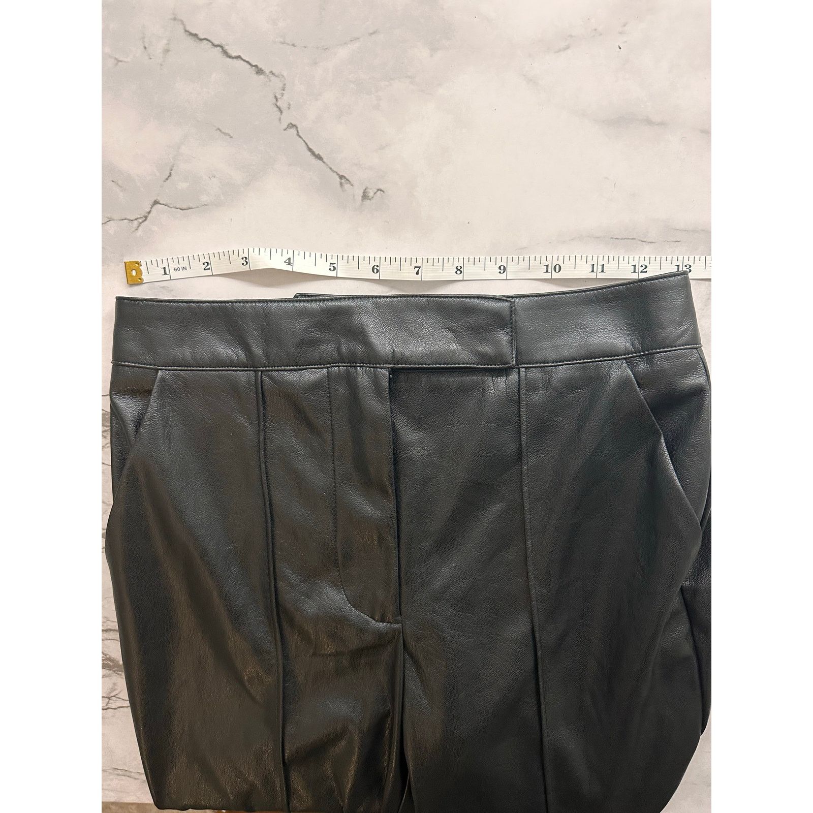 Generation Love NEW NWT Generation Love Rio Vegan Leather Flare Pants size 0 Size 25" / US 0 / IT 36 - 8 Thumbnail