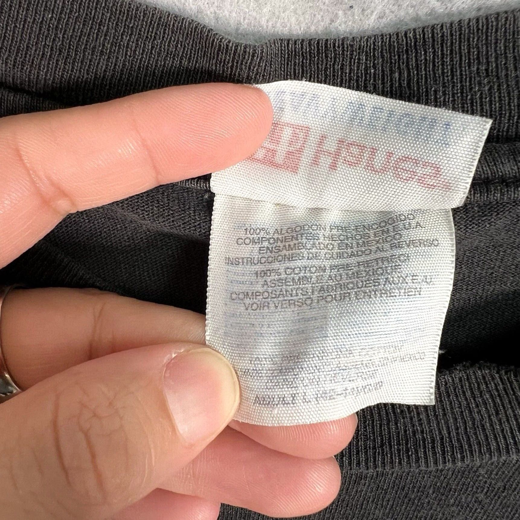 Hanes VINTAGE 90s Hanes Black Haus Rocks Graphic Tee Adult Large Mens Size US L / EU 52-54 / 3 - 6 Thumbnail