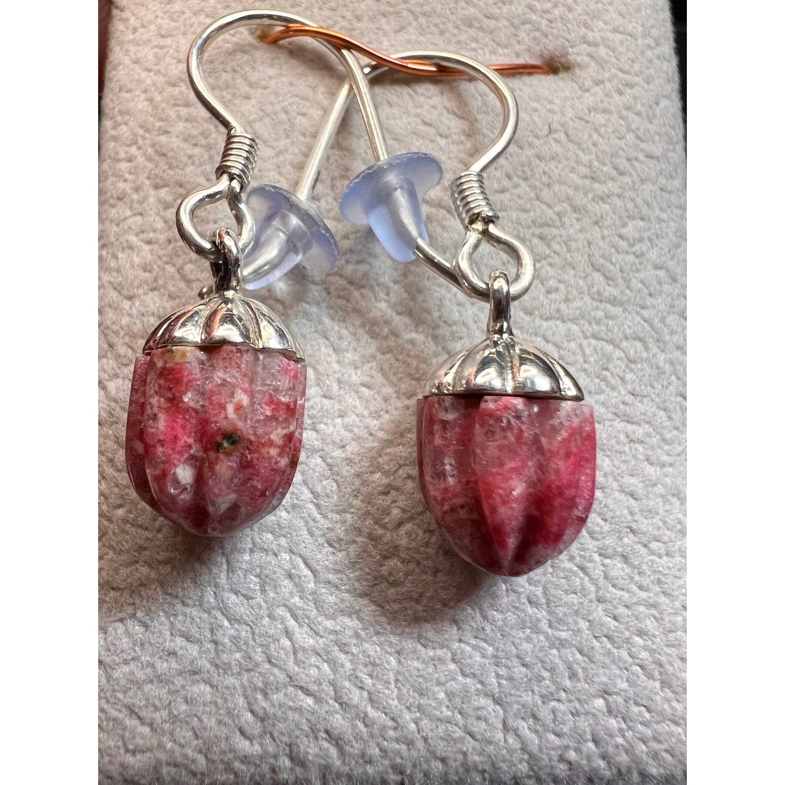 Other NEW Norwegian thulite sterling silver earrings Size ONE SIZE - 2 Thumbnail